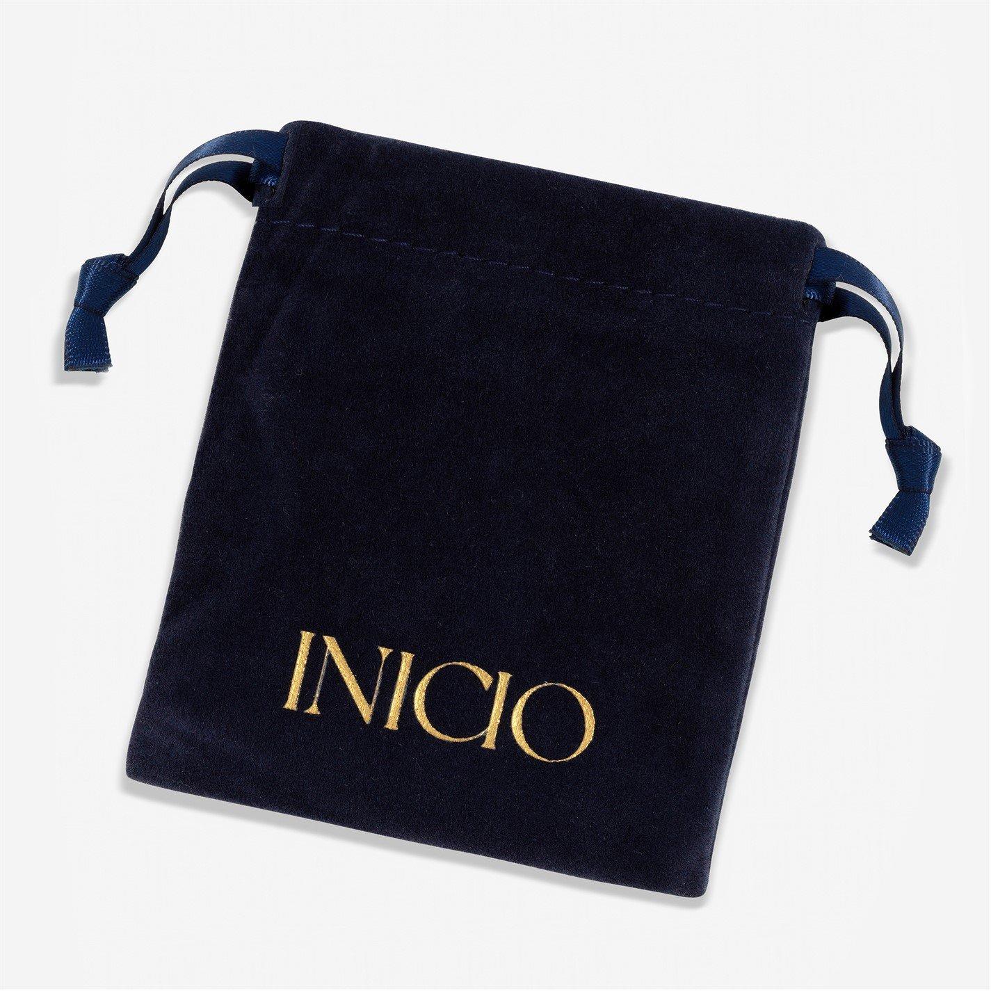 Gold - Inicio - Gold Red Flower Station Bracelet - Gift Pouch - 2