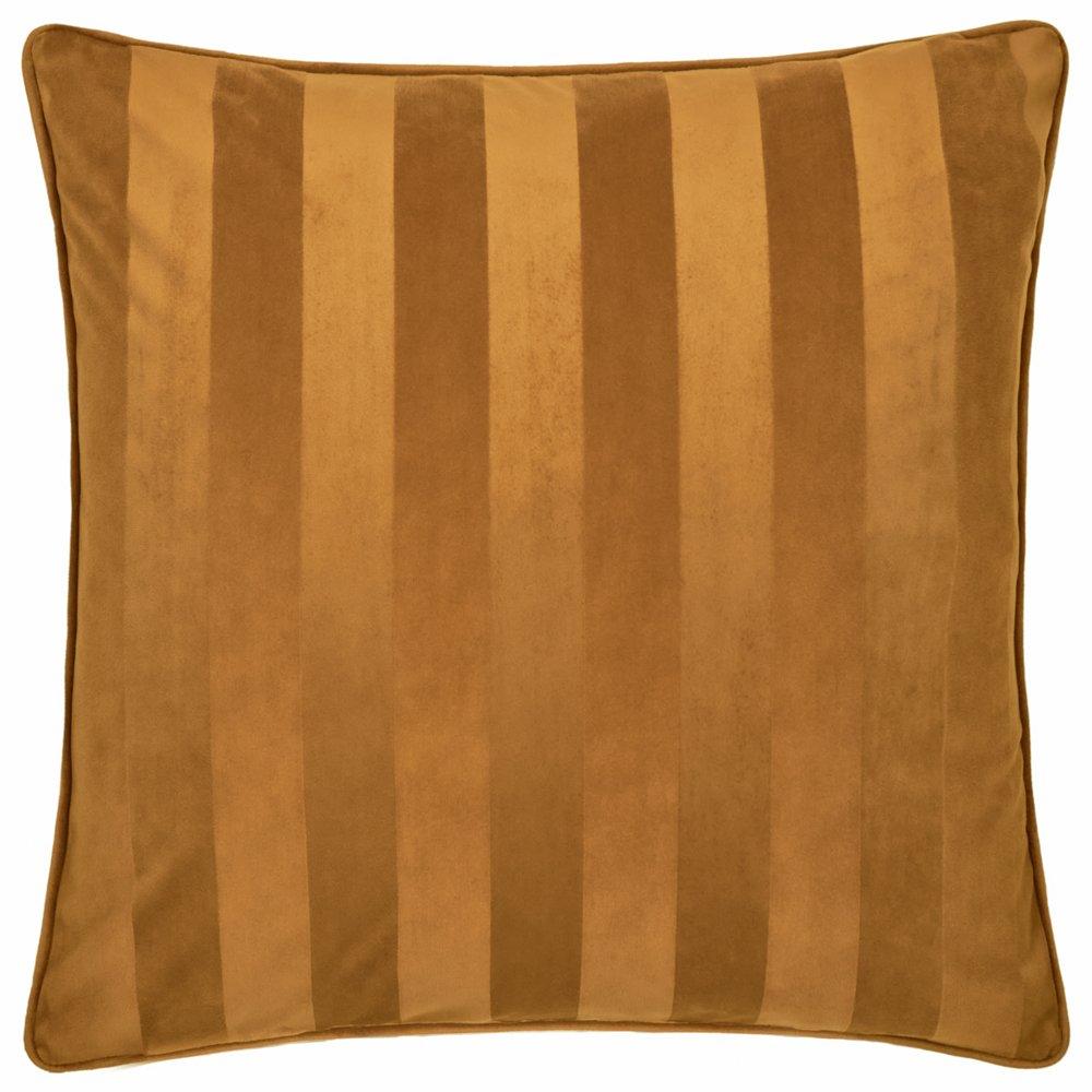 Antique Gold - Yard - Regency Stripe Velvet Cushion - 1