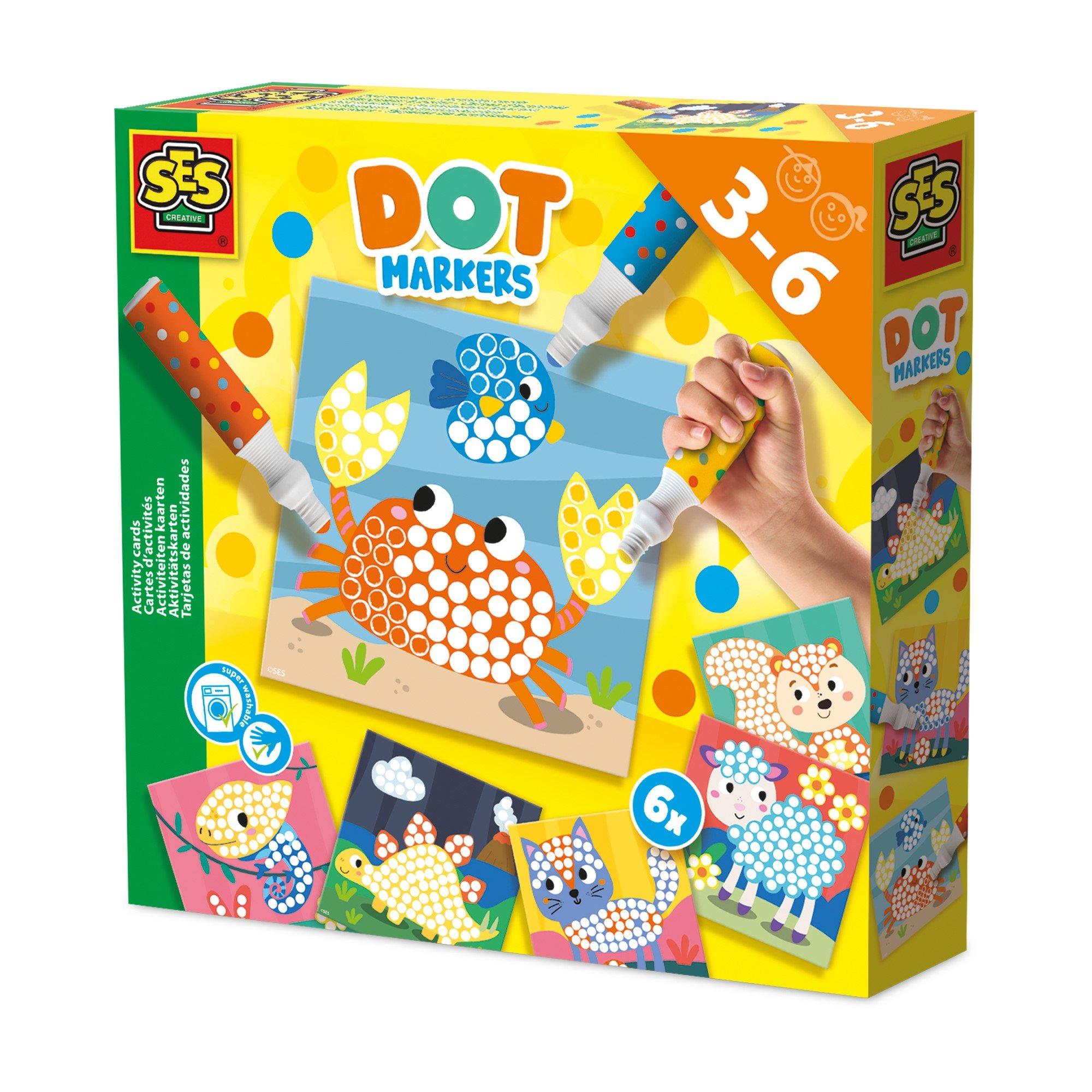 Ses Creative  Kids Dot Markers - Activity Cards - 