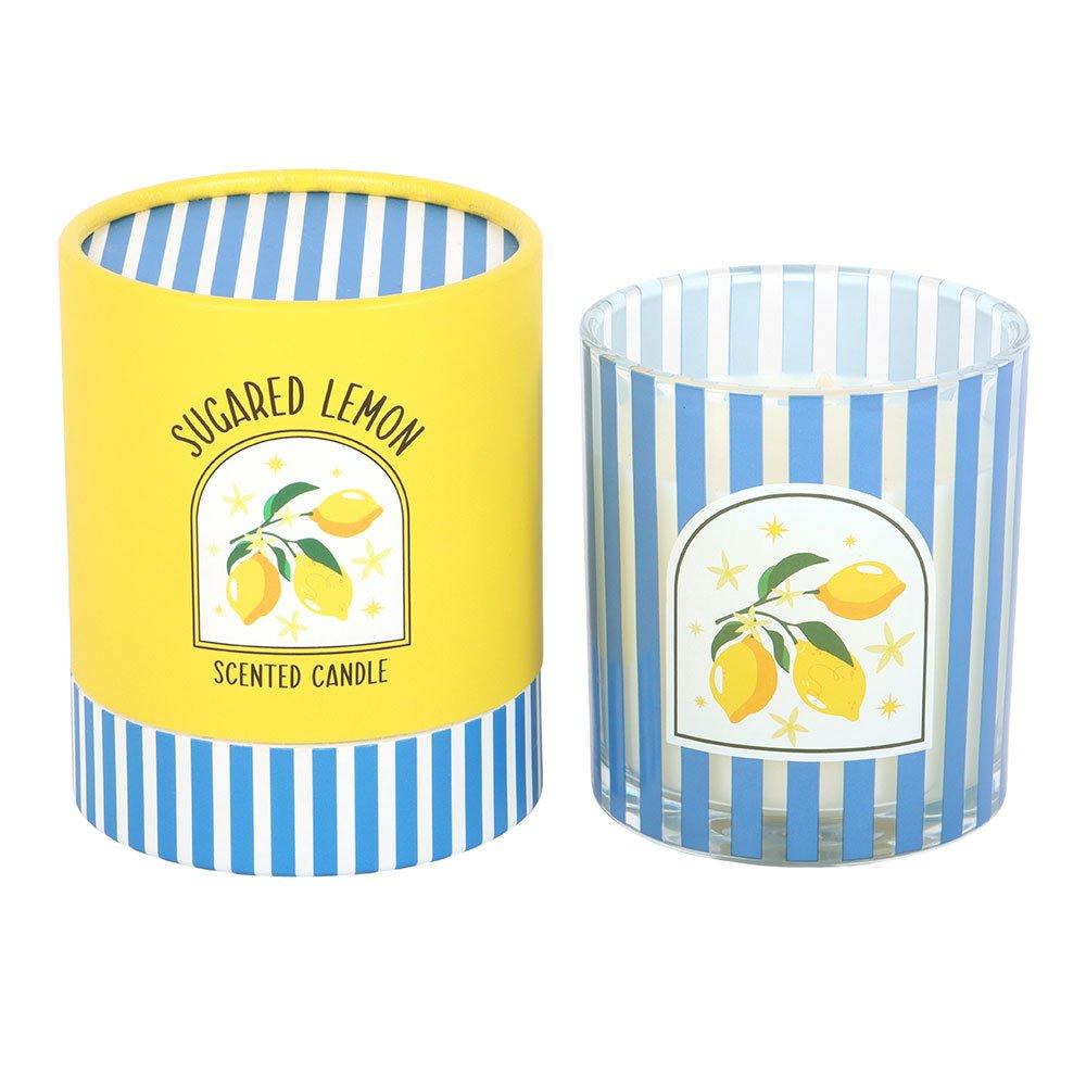 Blue - Something Different - Sugared Lemon Scented Candle - 2