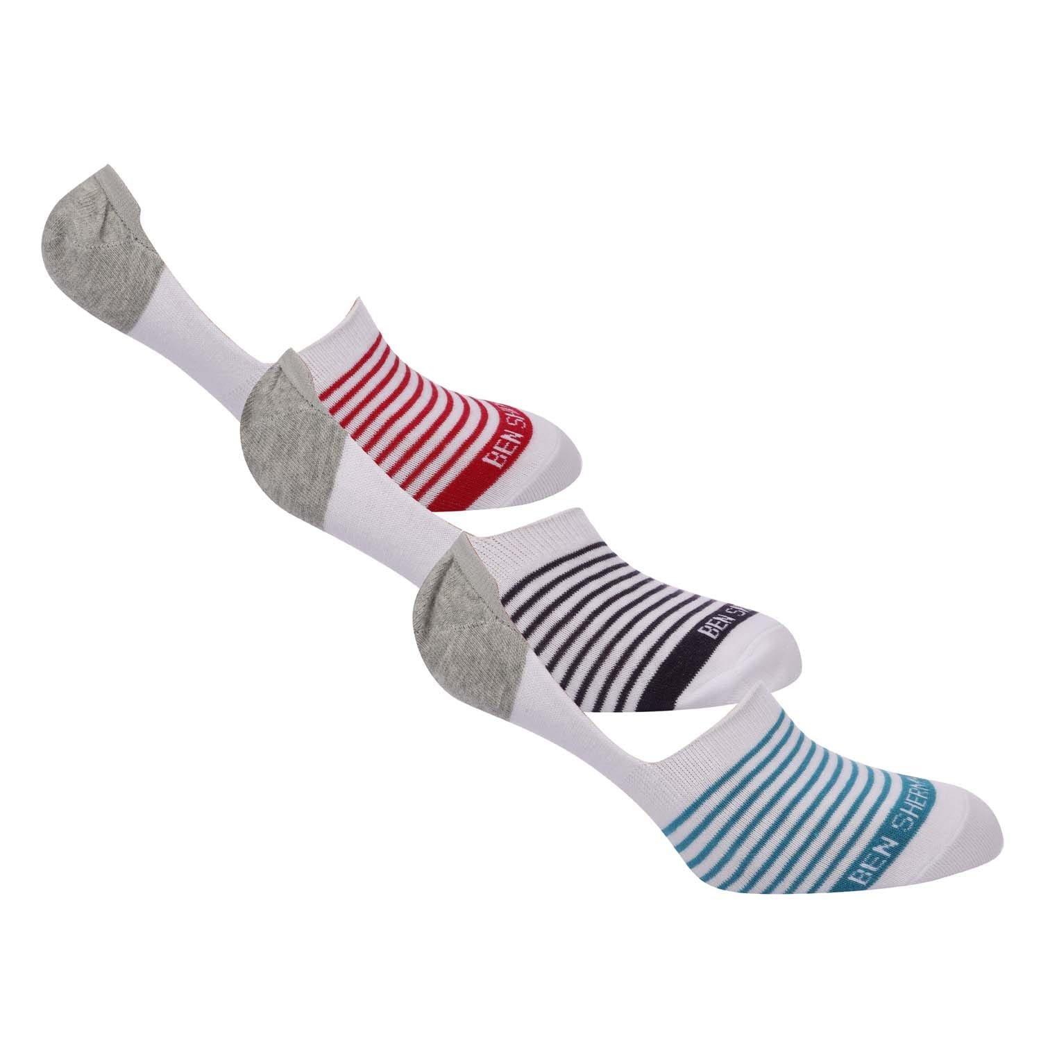 White - Ben Sherman - 3 Pack of Shoe Liner Socks