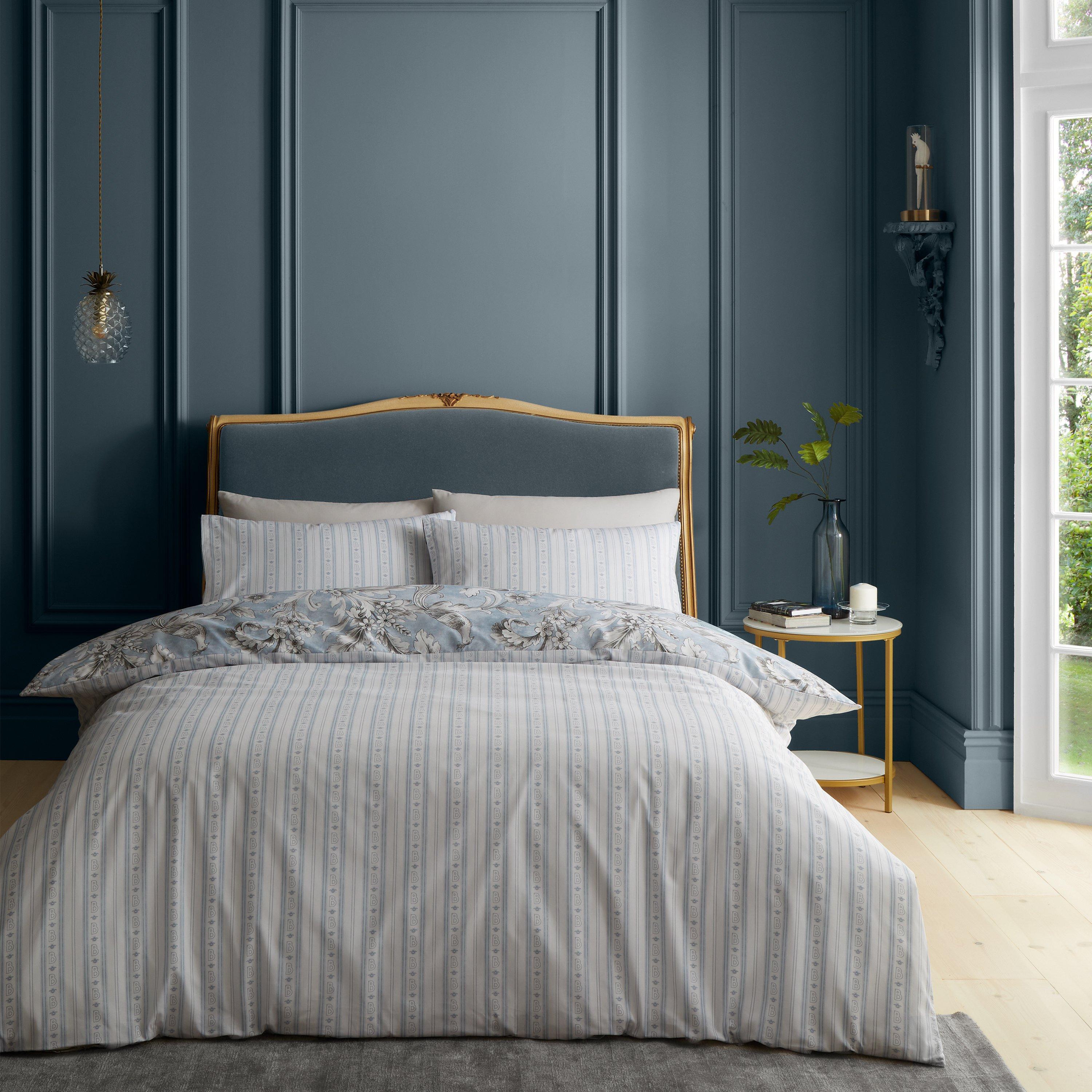 Blue - Catherine Lansfield - By CL Regal Floral Duvet Cover Set - 2