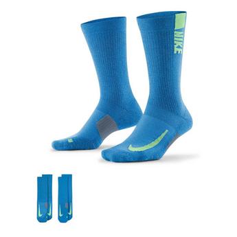 Nike Multiplier Crew Running Socks 2 Pack Unisex Adults