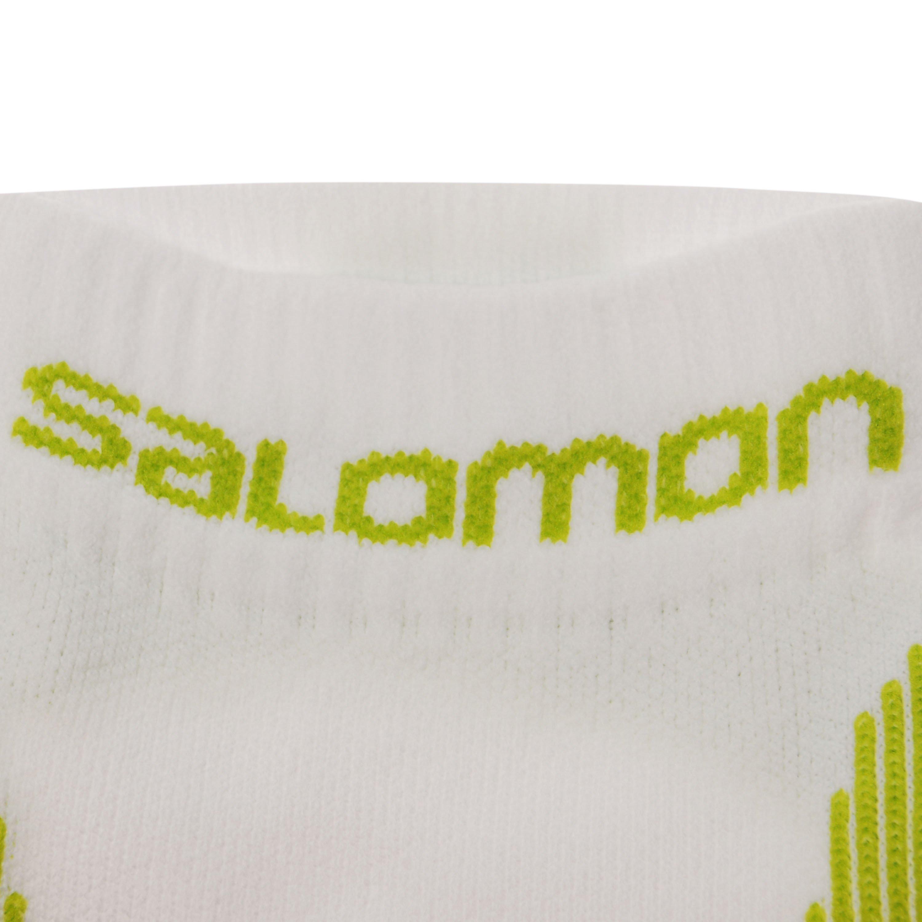 Bianco/Lime - Salomon - X Scream 2 Pack Mens Running Socks - 5