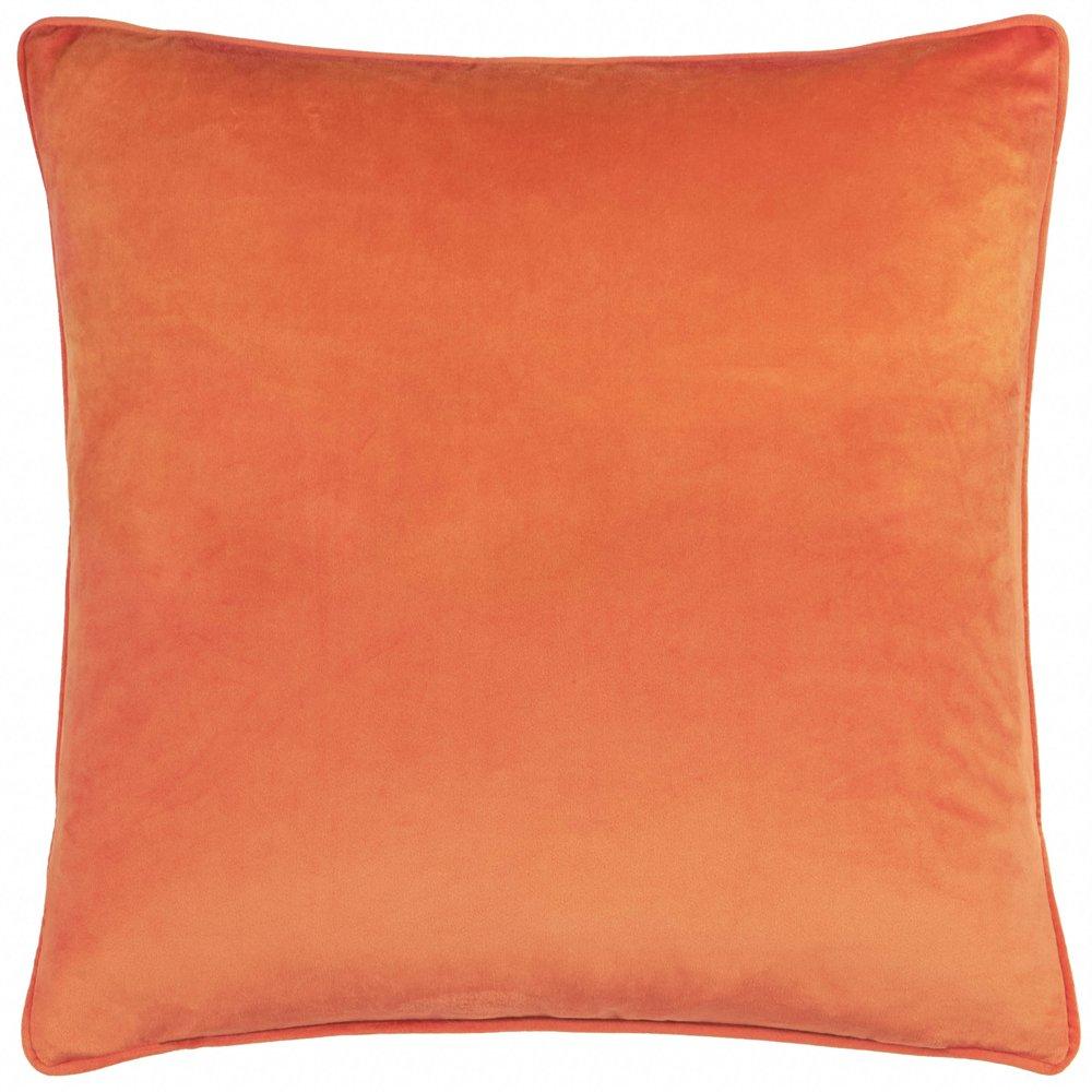 Orange - Furn - Pumpkin Spice Velvet Cushion - 2