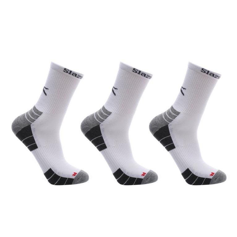 Blanc - Slazenger - Performance Socks 3 Pack - 4