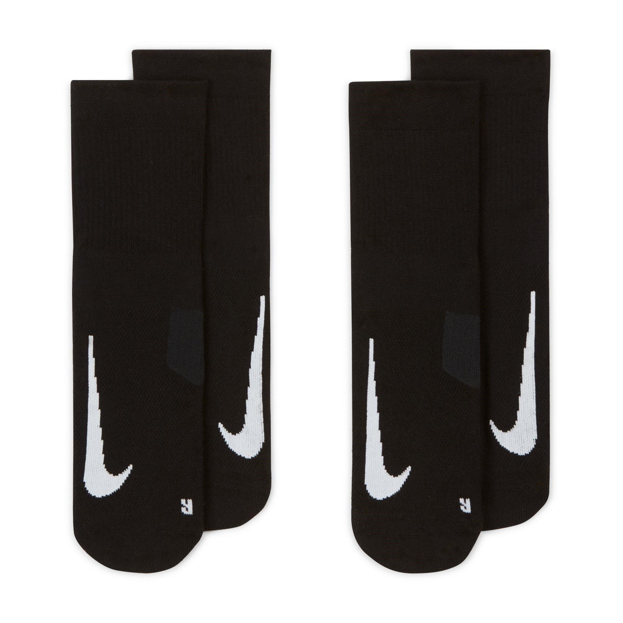 Black - Nike - Ankle 2 Pack Running Socks - 3