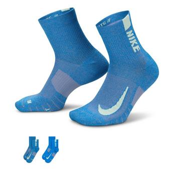 Nike Ankle 2 Pack knee-high running Socks