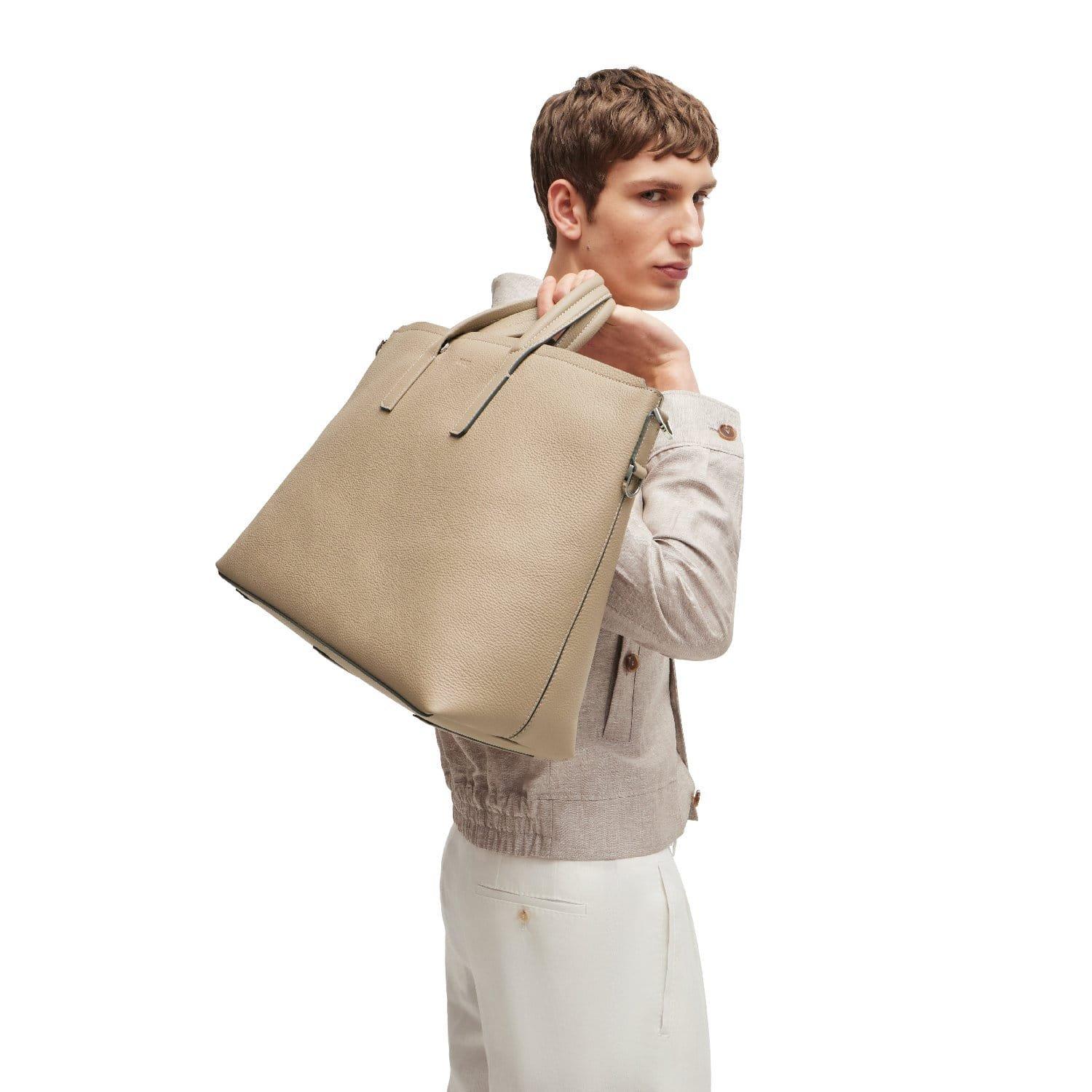 Beige - Boss - Venezia Holdall Bag - 3