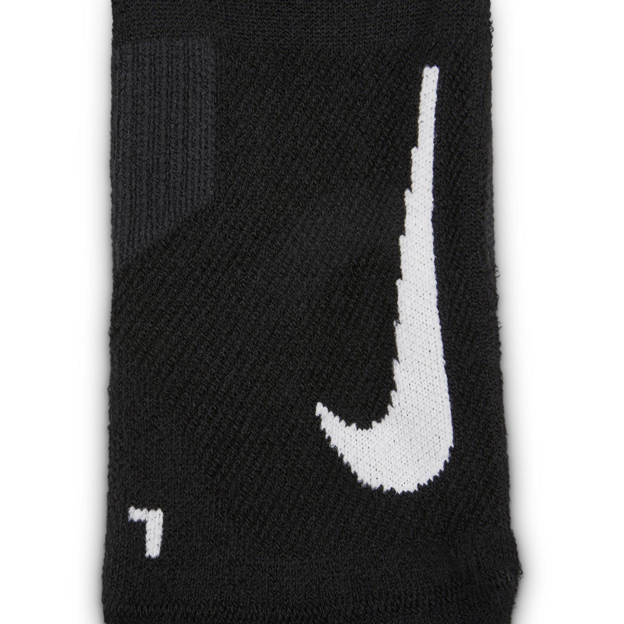 ZWART/WIT - Nike - Multiplier Running No-Show Socks (2 Pairs) - 4