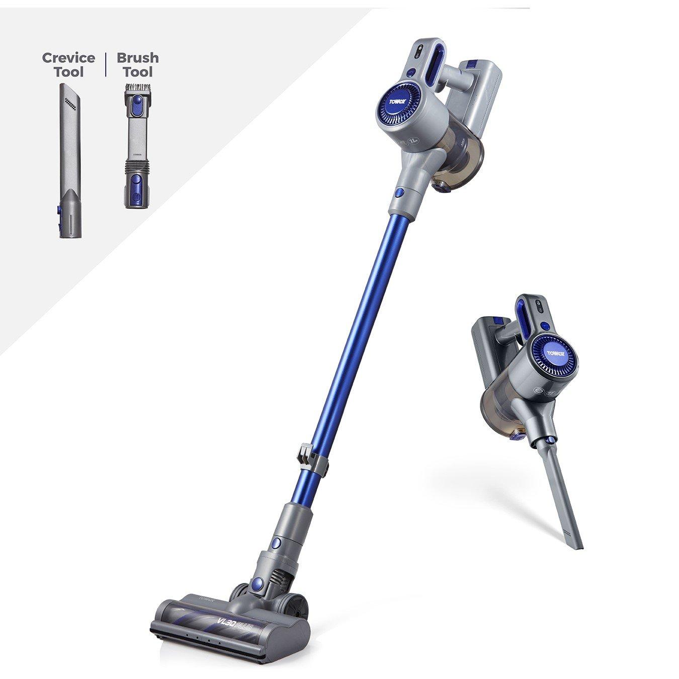 Tower Unisex Blue Vl30 Plus 22.2V Cordless 3 In 1 Vacuum Cleaner - Image 10
