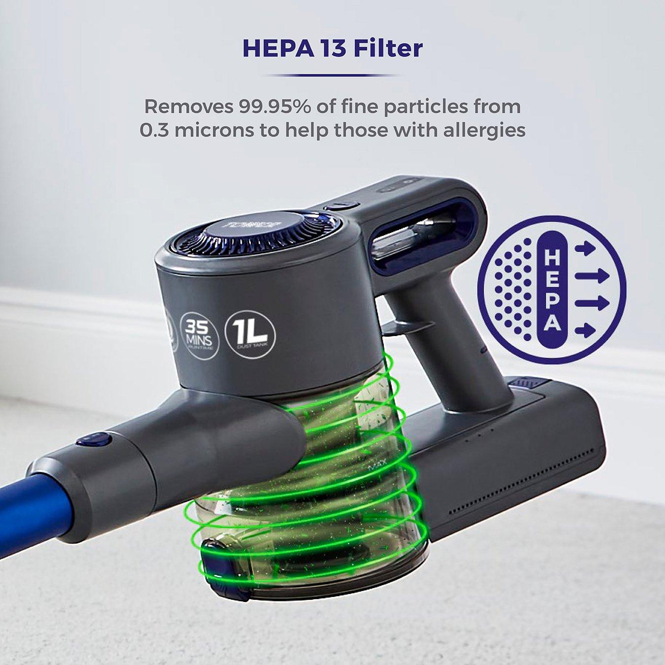 Blue - Tower - VL30 Plus 22.2V Cordless 3-IN-1 DC Vacuum Cleaner - 6