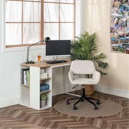 Urban Meuble Desk with Storage & Swivel Office Chair Set