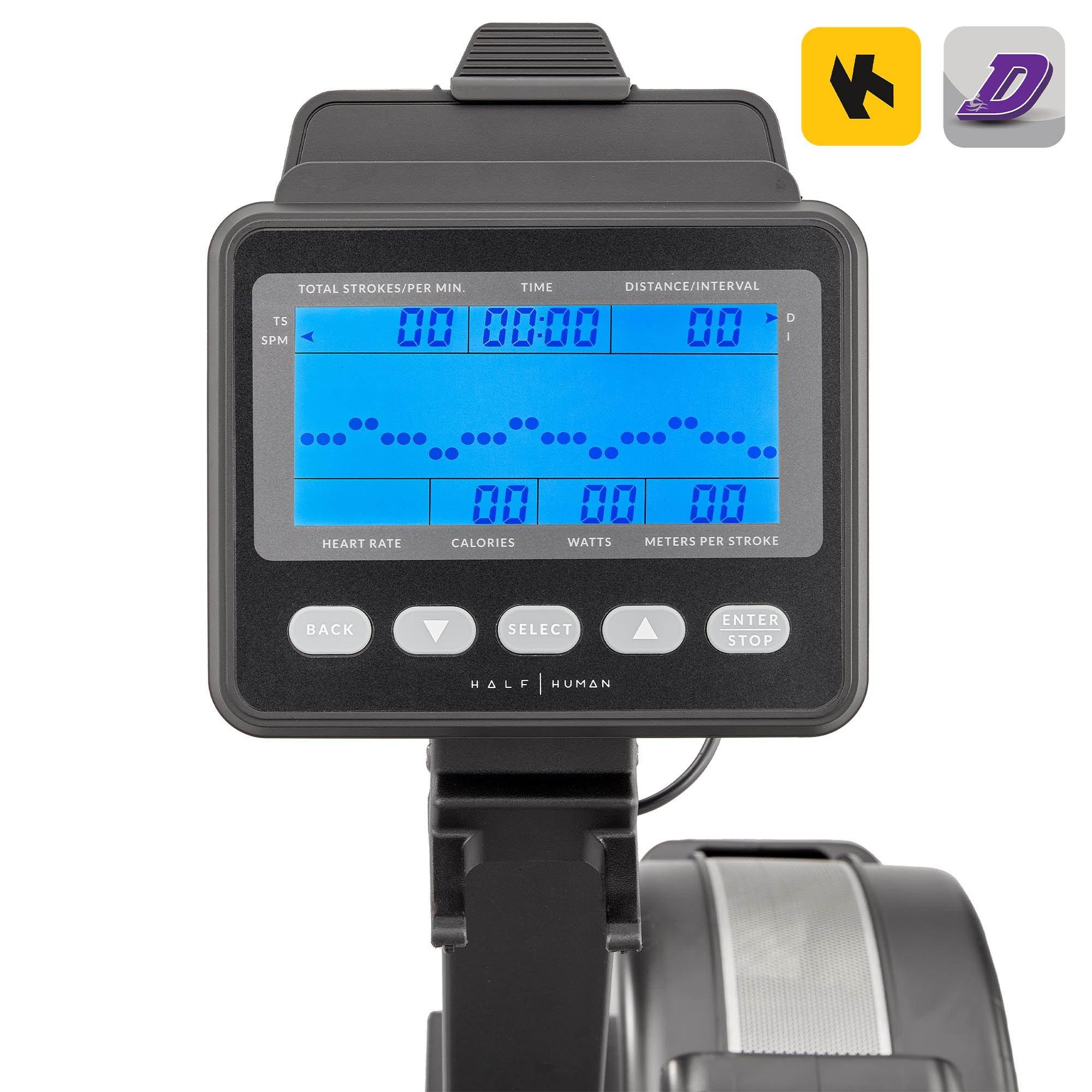 Black - Half Human - Half Human Air Rower - 2