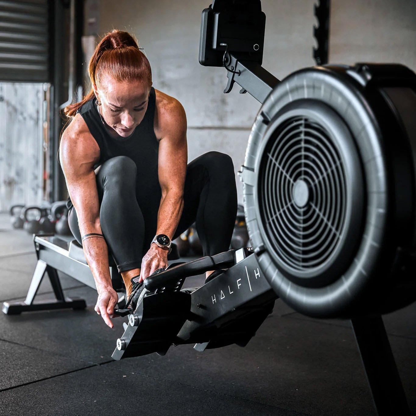 Black - Half Human - Half Human Air Rower - 5