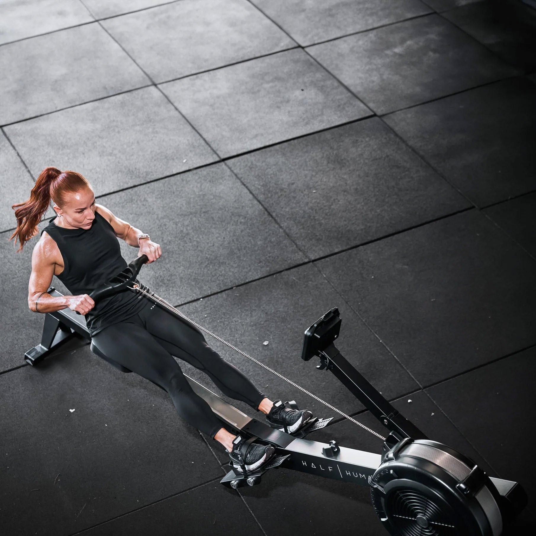 Black - Half Human - Half Human Air Rower - 7