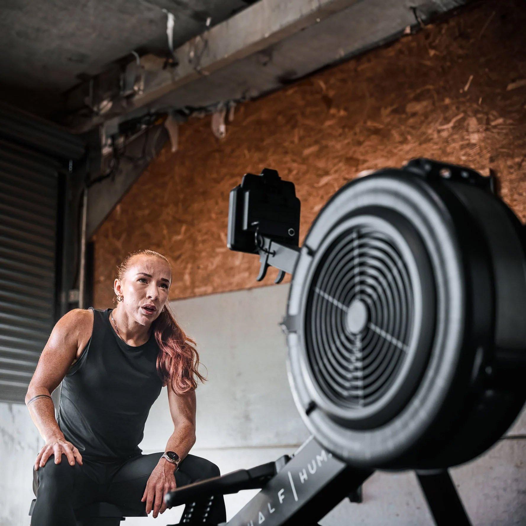 Black - Half Human - Half Human Air Rower - 8