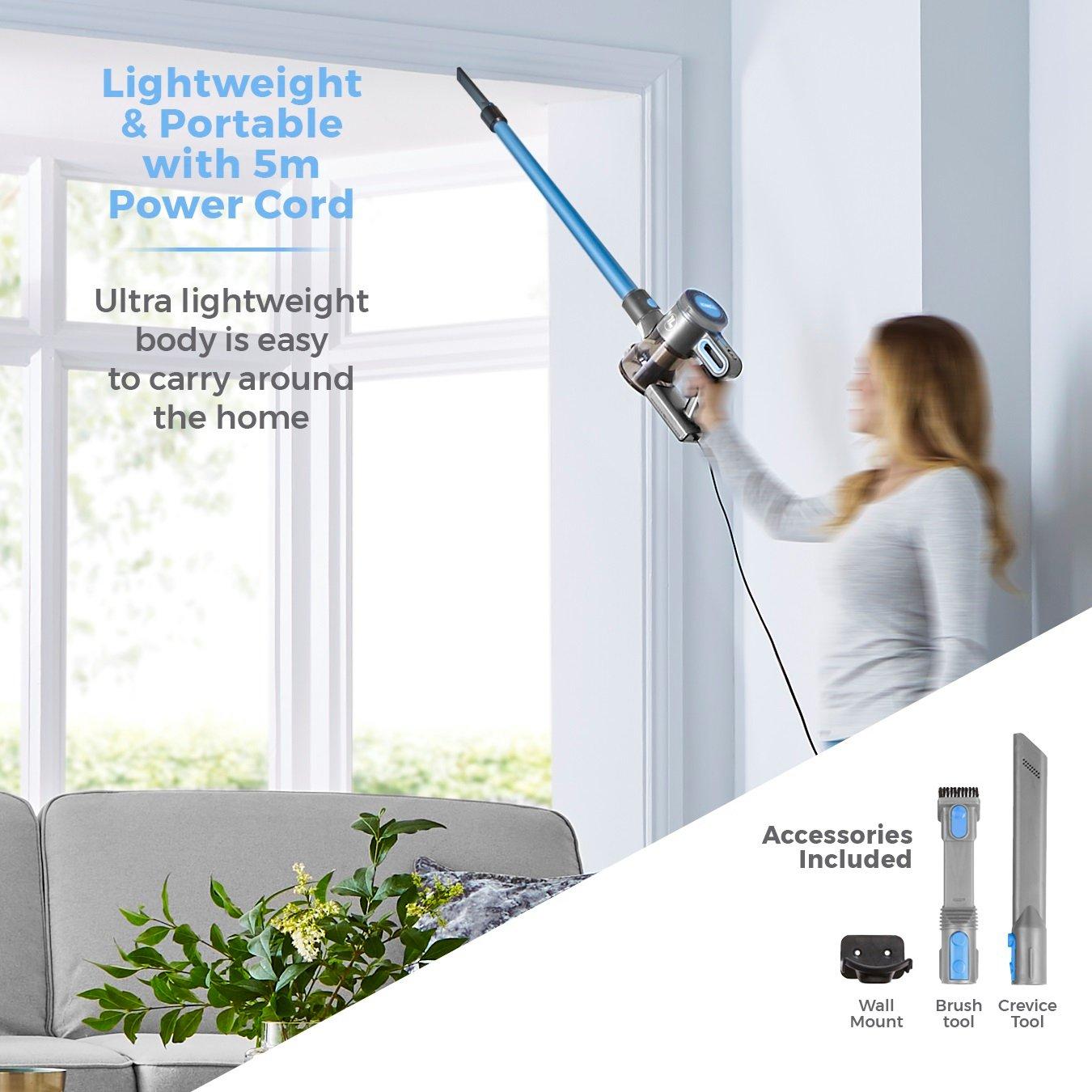 Blue - Tower - VL20 Performance 3 in 1 Corded Vacuum Cleaner - 7