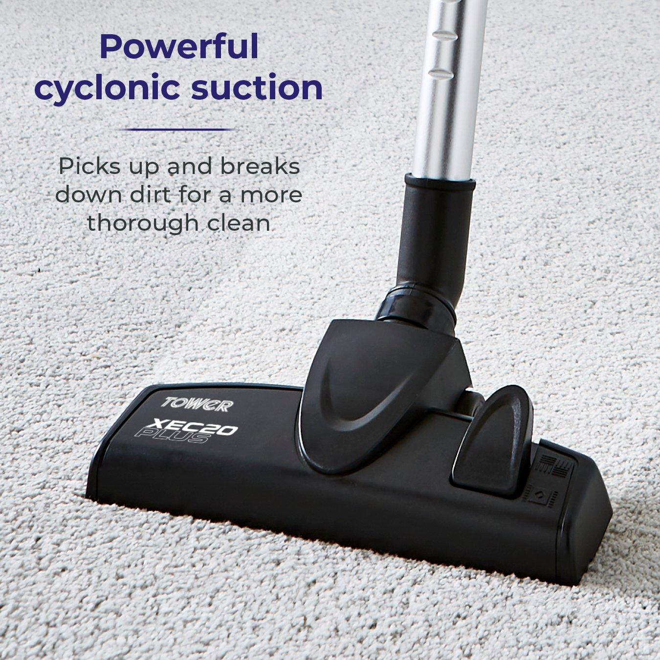 Blue - Tower - XEC20 Plus 600W Corded 3-in-1 Vacuum Cleaner - 5