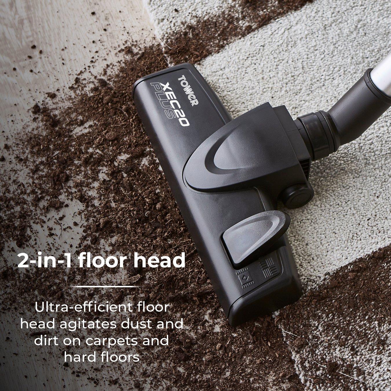 Blue - Tower - XEC20 Plus 600W Corded 3-in-1 Vacuum Cleaner - 8