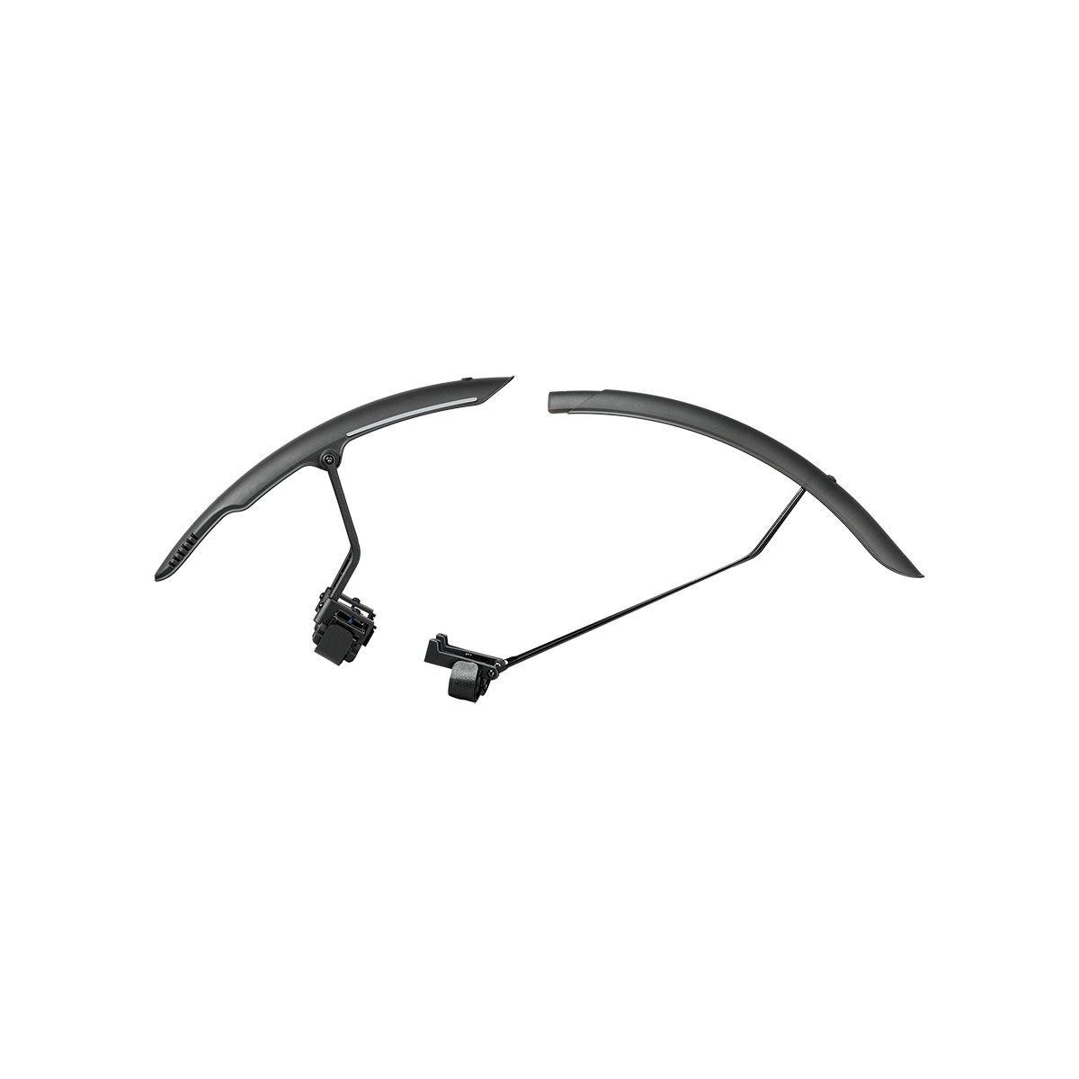 Black - Topeak - TetraFender R1 & 2 Cycle Mudguard Set - 2