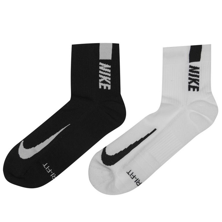 Gris - Nike - Multiplier running Zapatillas Ankle Socks (2 Pair) - 1