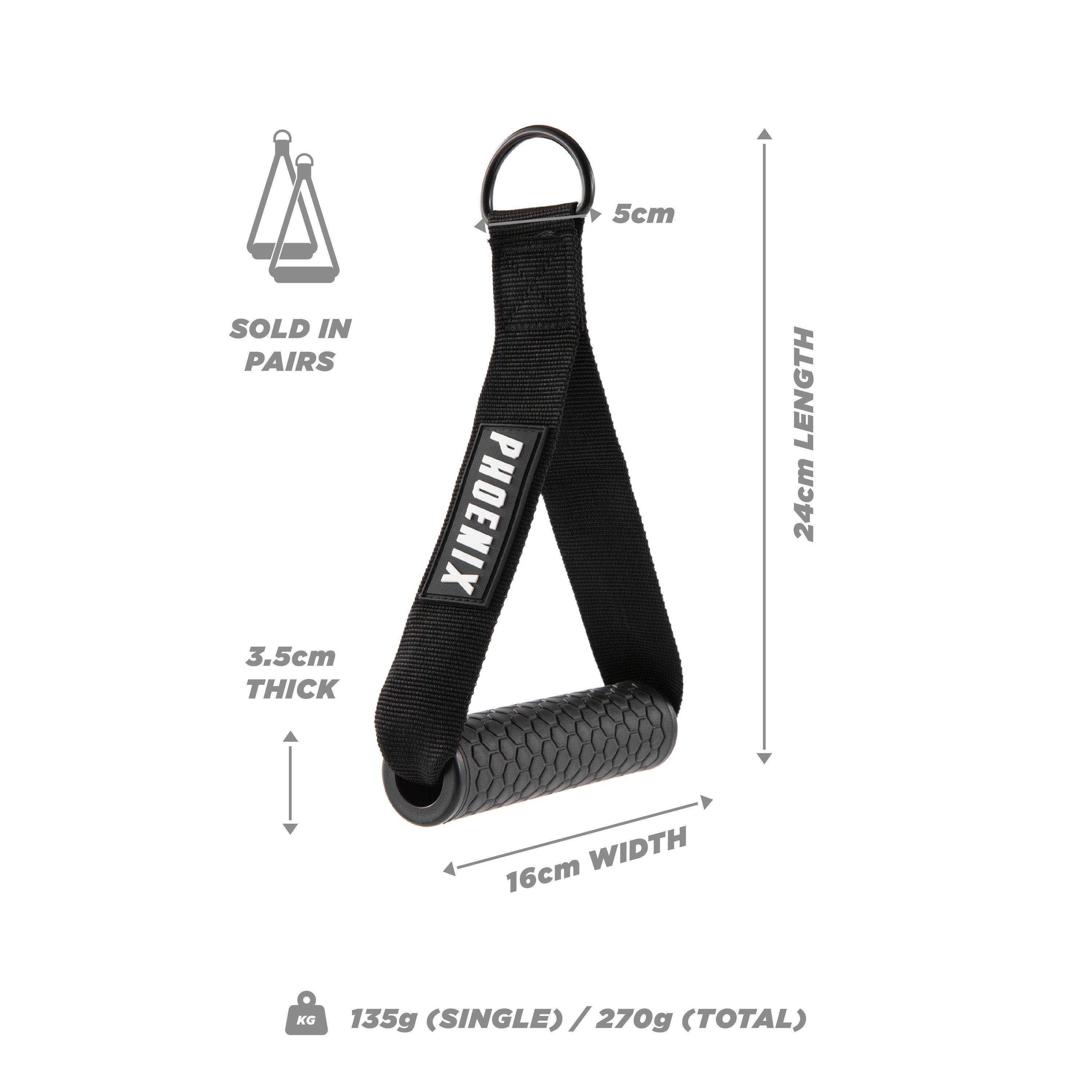Black - Phoenix Fitness - Phoenix Fitness Exercise Handles - 5