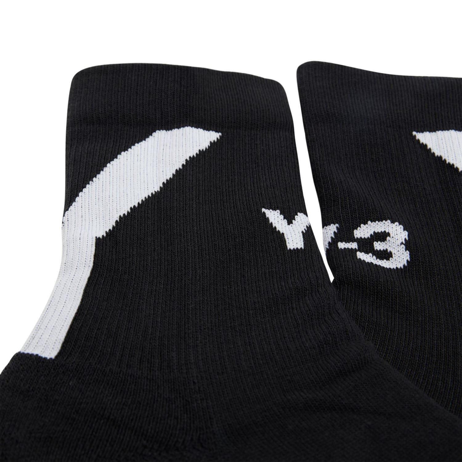 Black - Y3 - Hi Socks - 2