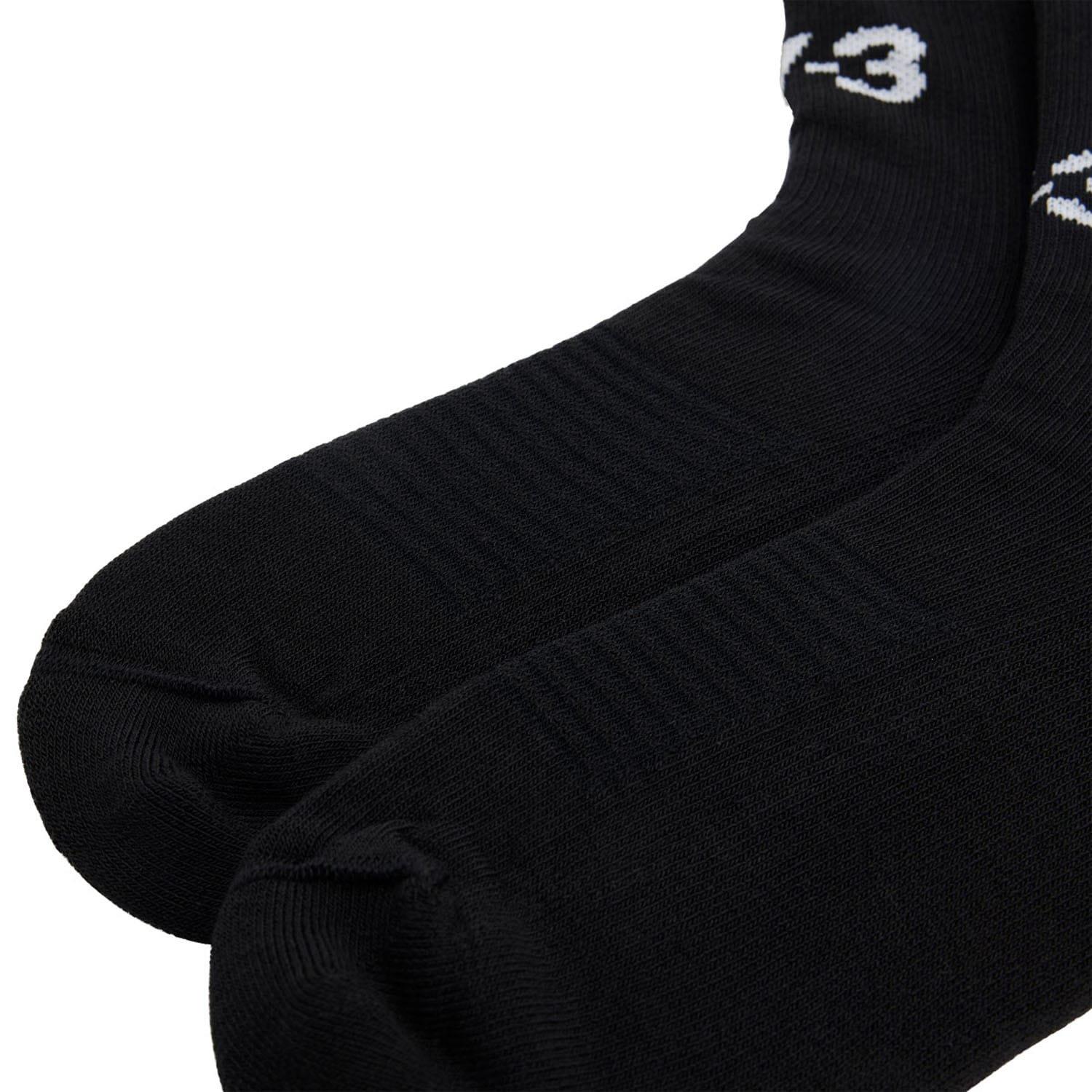 Black - Y3 - Hi Socks - 3
