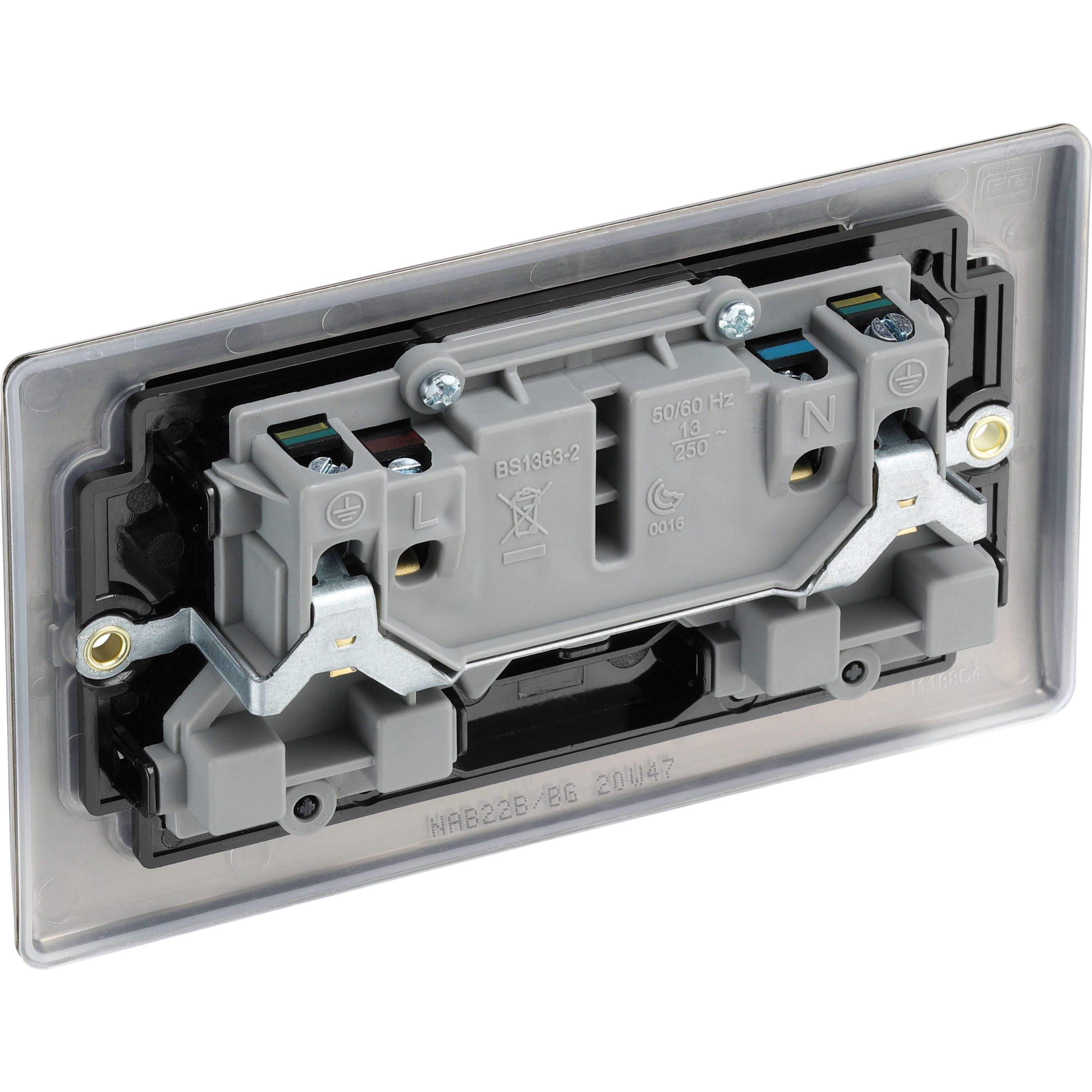 Antique Brass - BG - BG Nexus Metal Double Socket Antique Brass - 3