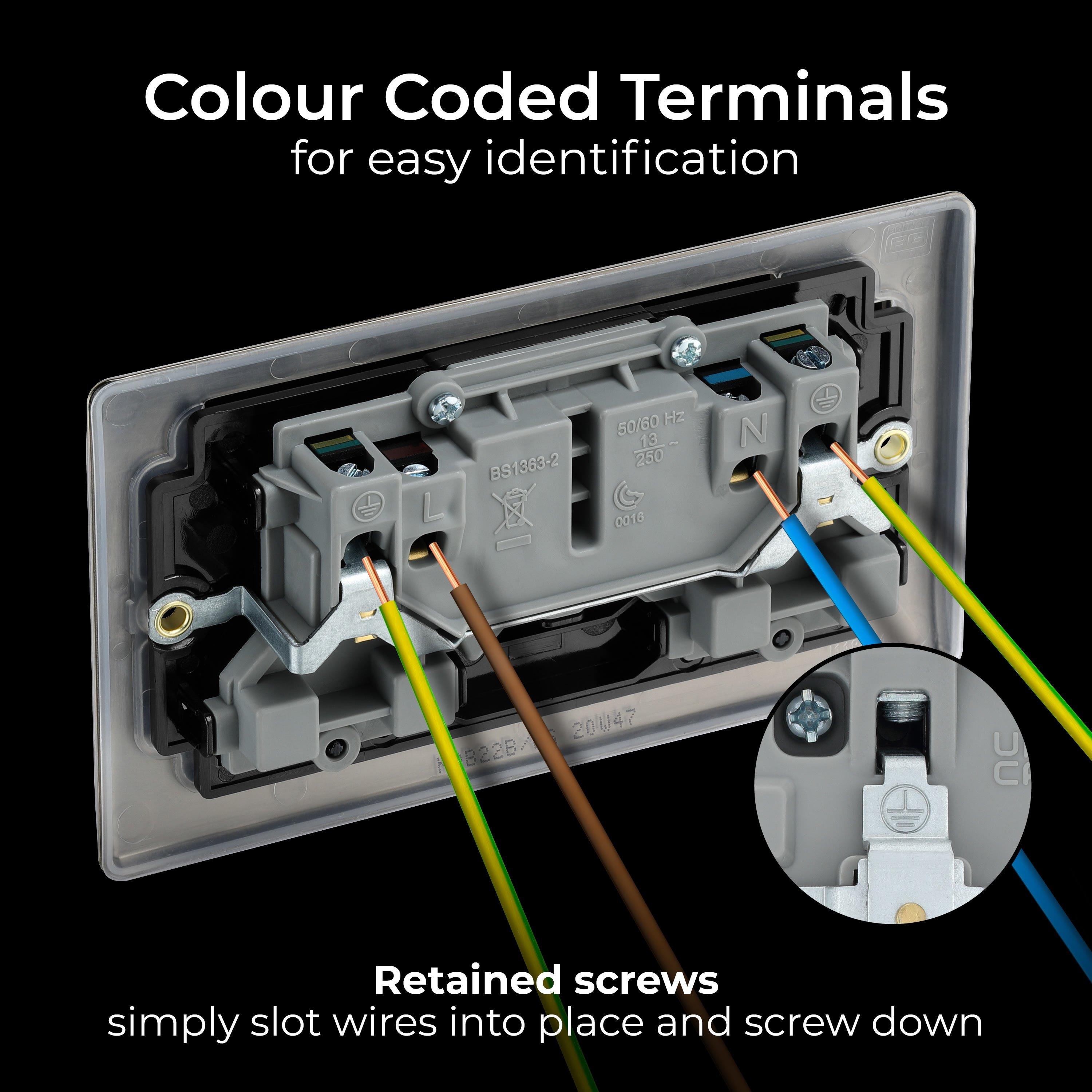 Antique Brass - BG - BG Nexus Metal Double Socket Antique Brass - 6