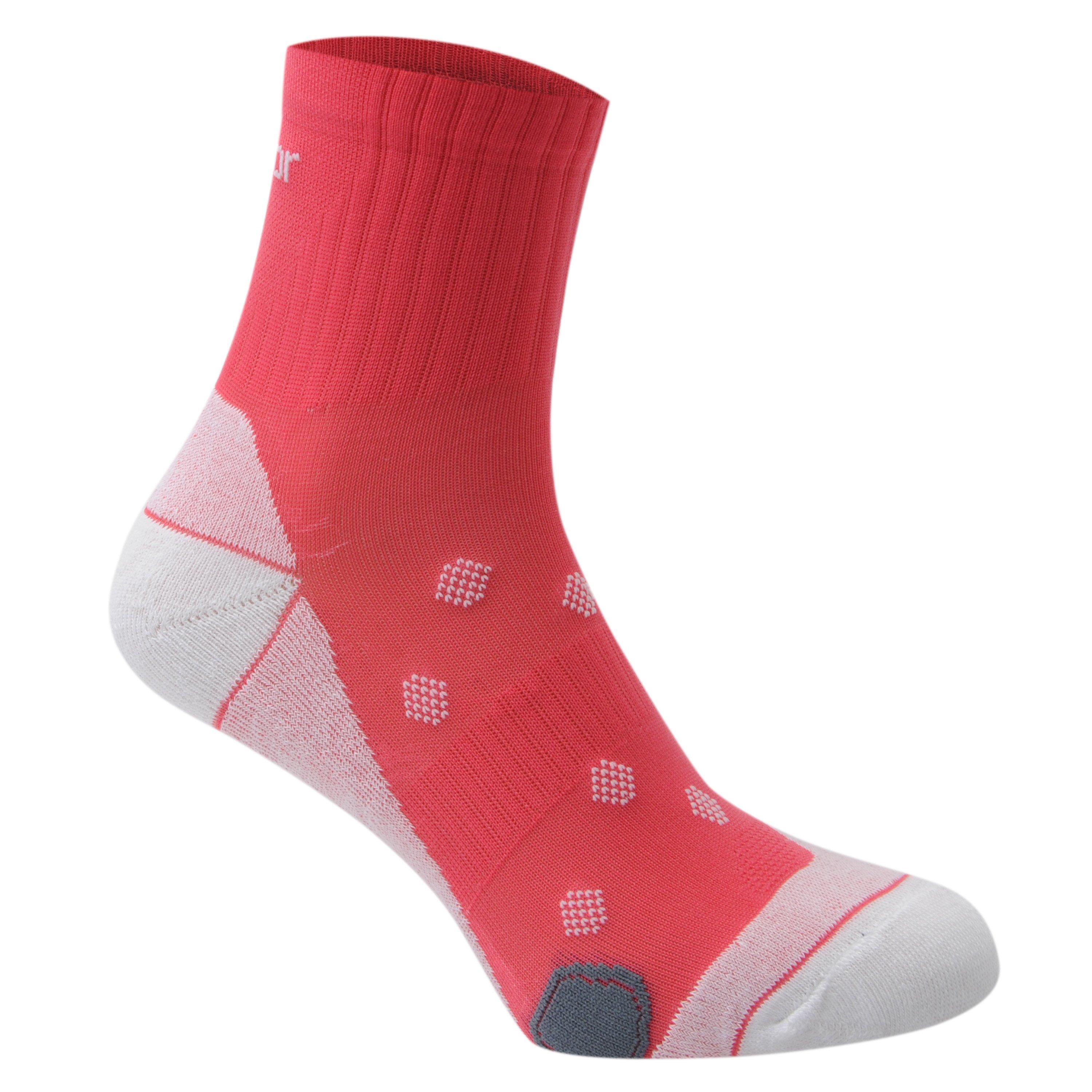 Hot Pink - Karrimor - 2 pack Running Socks Ladies - 2