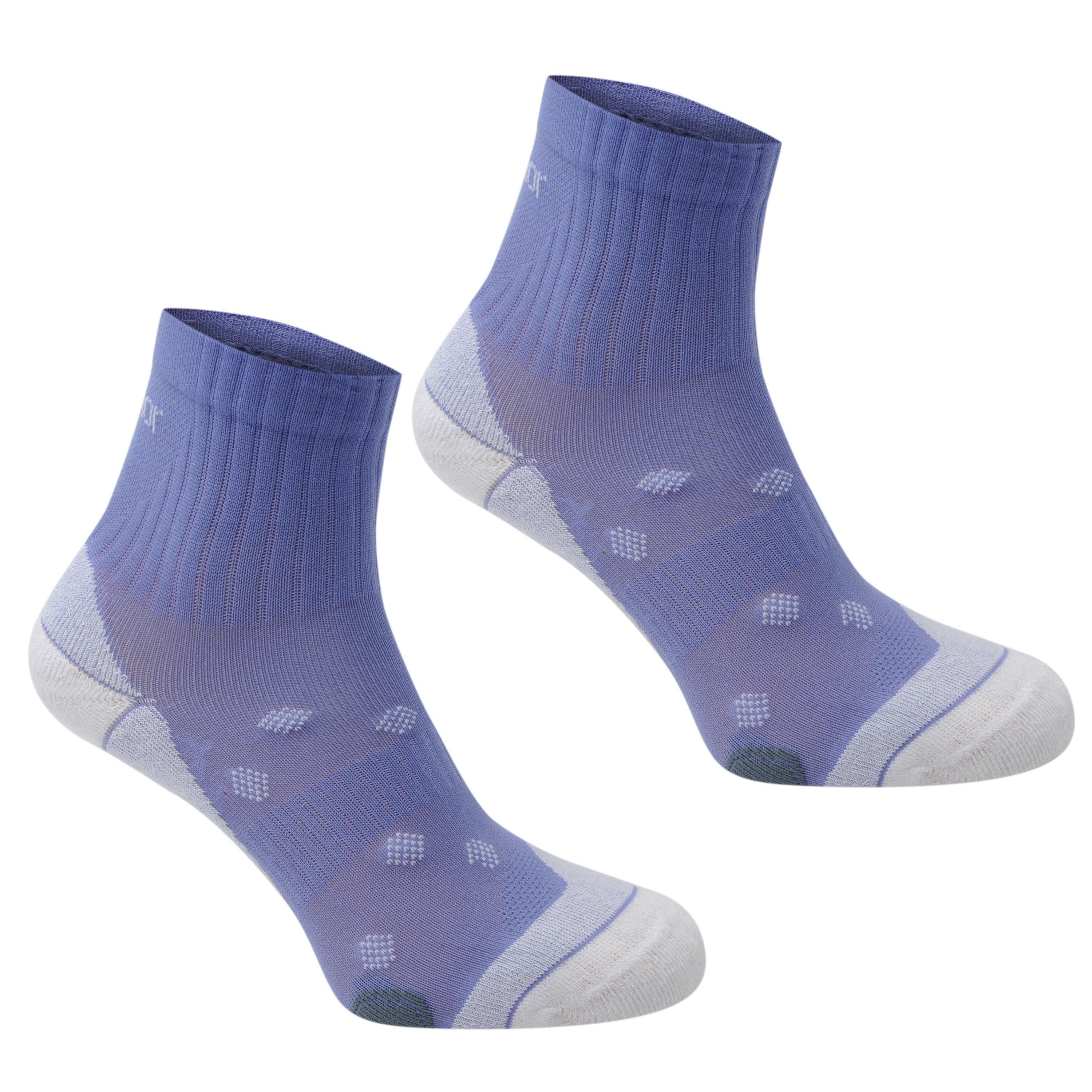 Karrimor Women's 2 Pack Running Socks - Lilac - Ladies 4-8
