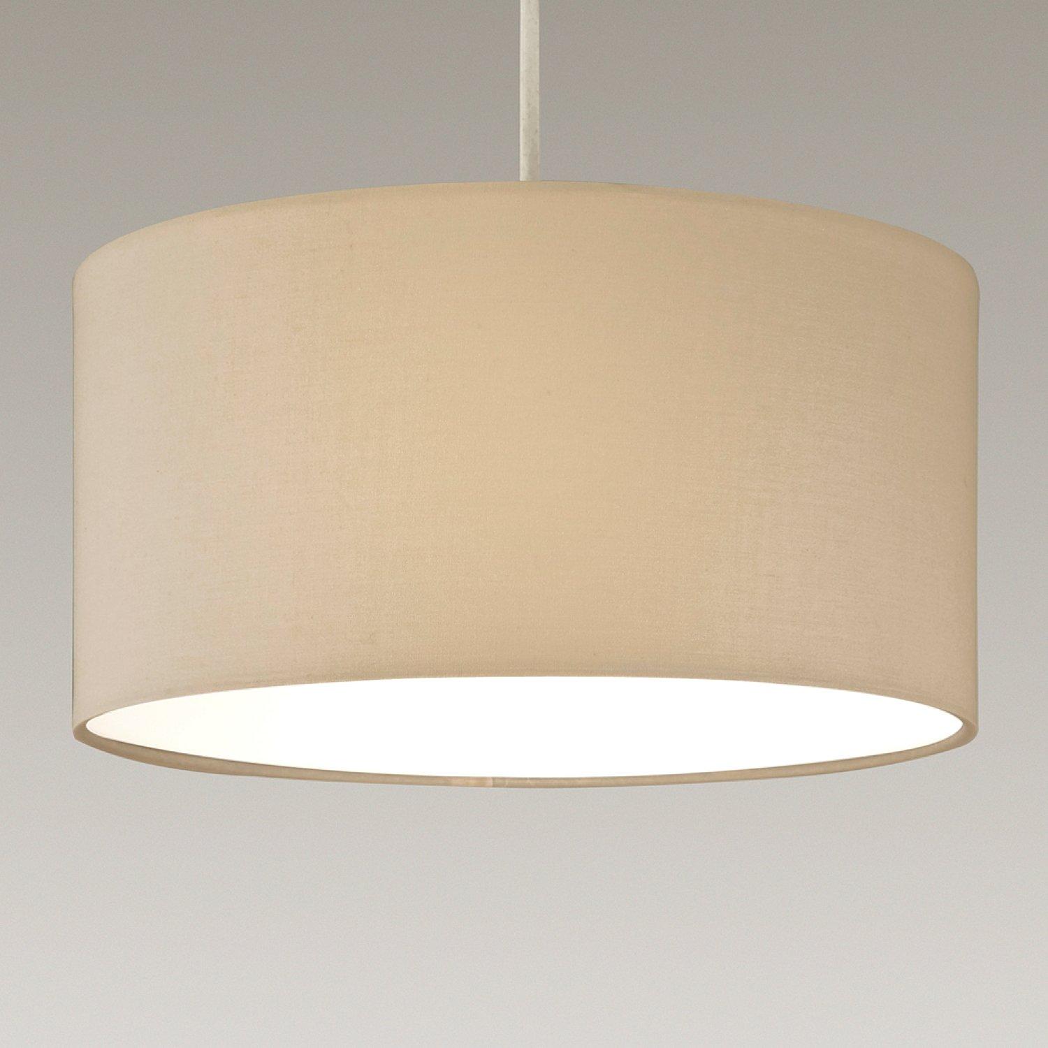 Cream - K Living - Ceiling Pendant Cylinder Shade with Diffuser Base - 2
