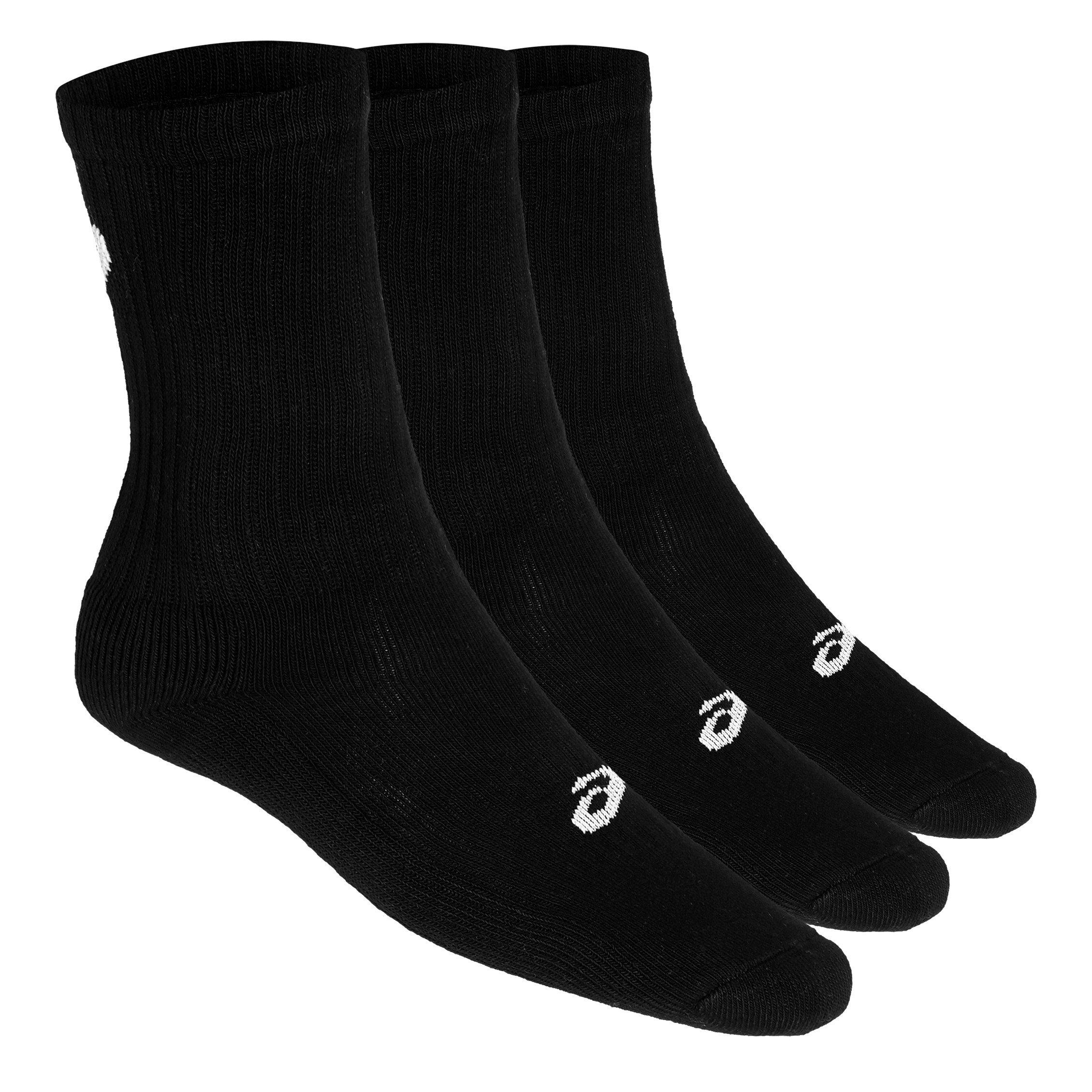 Nero - Asics - Crew Three Pack Socks - 1