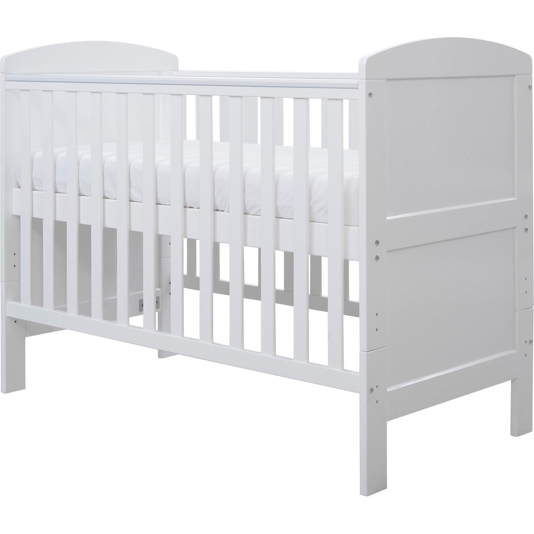 White - Ickle Bubba - Coleby Mini Cot Bed & All Seasons Mattress - 7