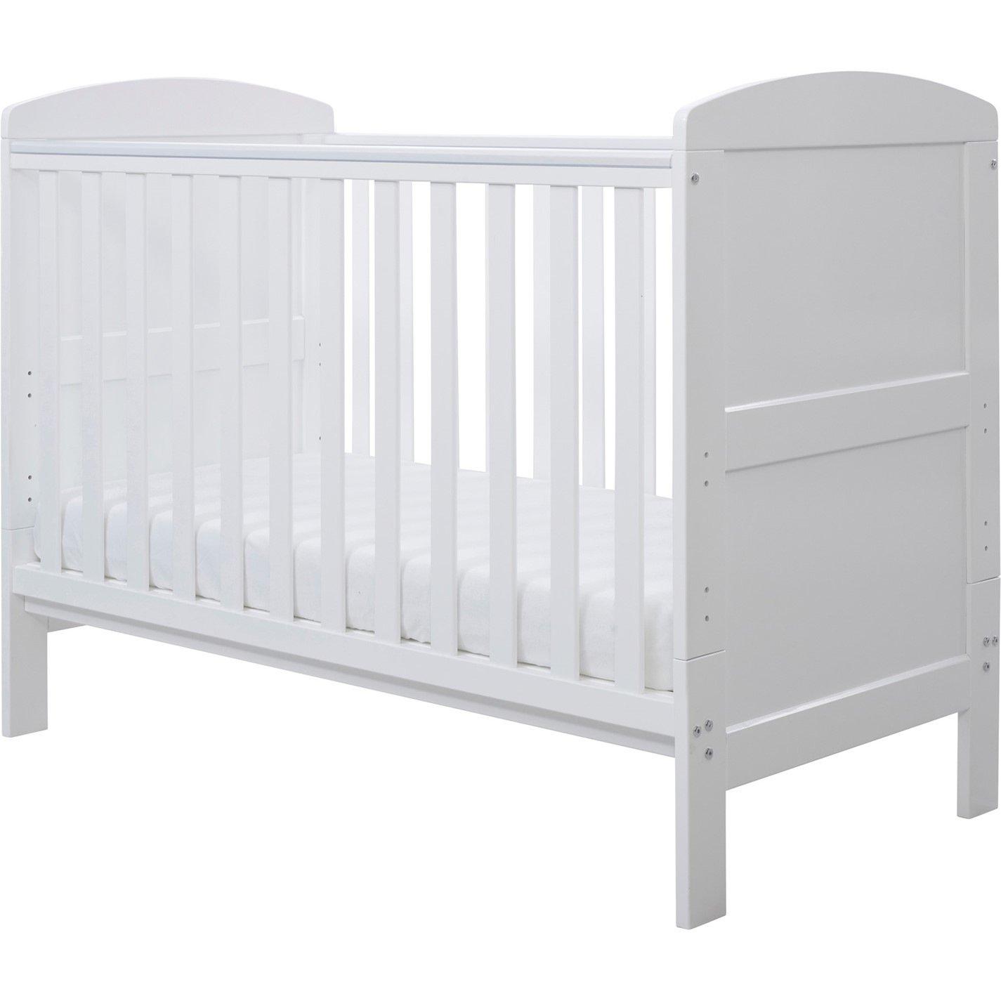 White - Ickle Bubba - Coleby Mini Cot Bed & All Seasons Mattress - 8
