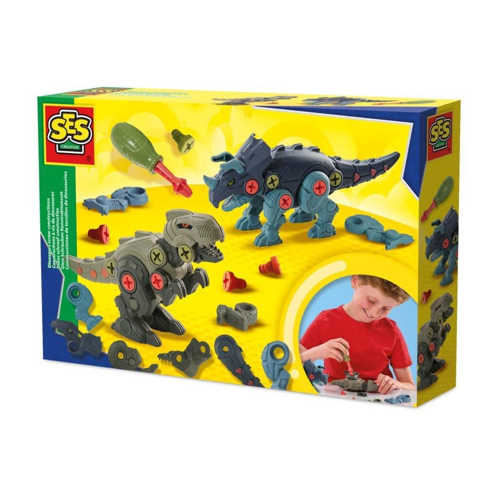 Multi - SES Creative - Dinosaurs screw constructions - 1