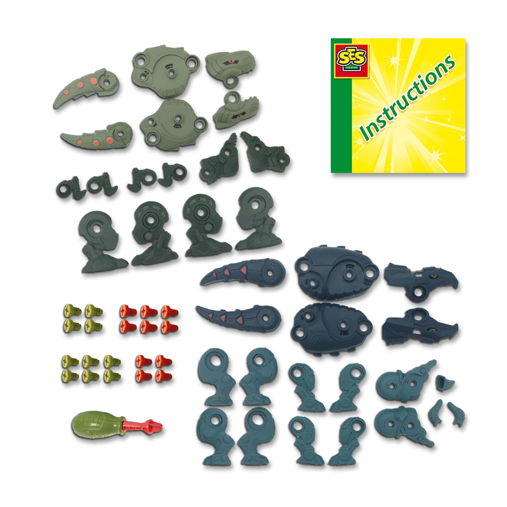 Multi - SES Creative - Dinosaurs screw constructions - 2