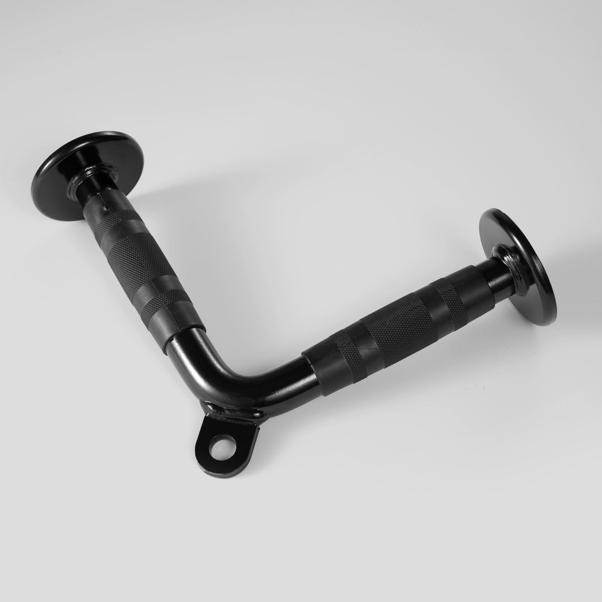 Black - Phoenix Fitness - Phoenix Fitness V Shaped Bar - 4