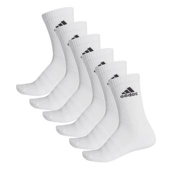 adidas Features Cushioned Crew Socks 6 Pack Womens