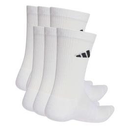 adidas Cushioned Crew Socks 6 Pack Womens