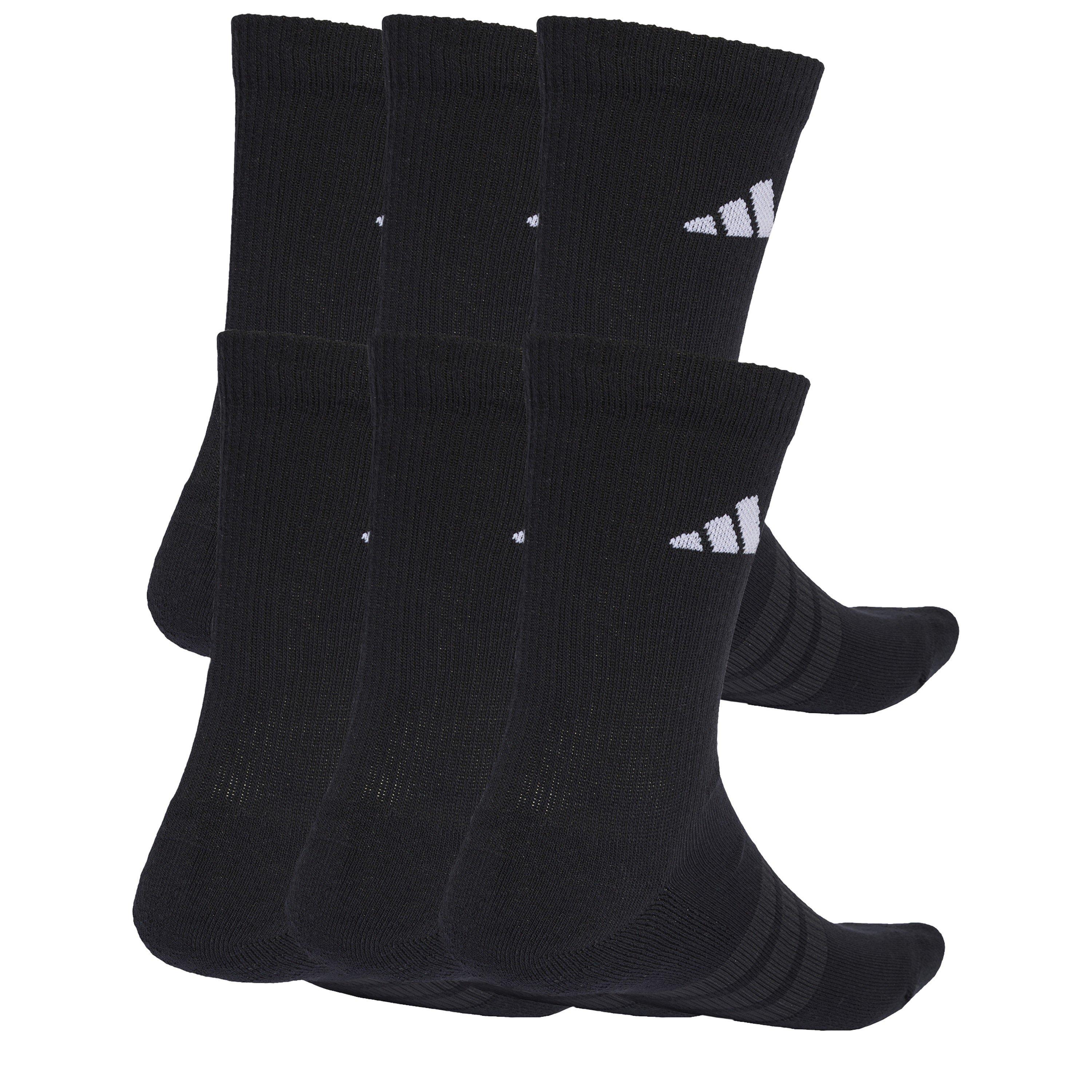 Sort - adidas - Cushioned Crew Socks 6 Pack Womens - 1