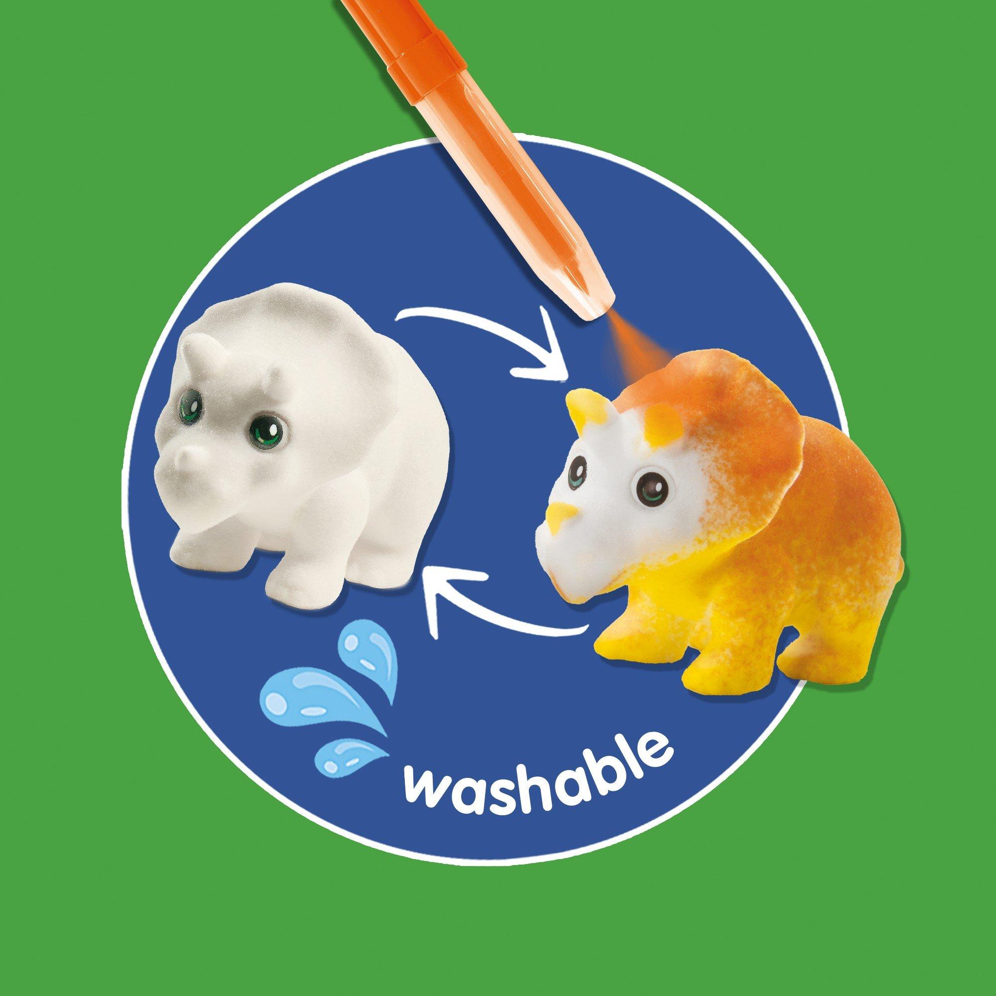 Multi - SES Creative - Blow airbrush pens - Dinosaurs 3x - 1