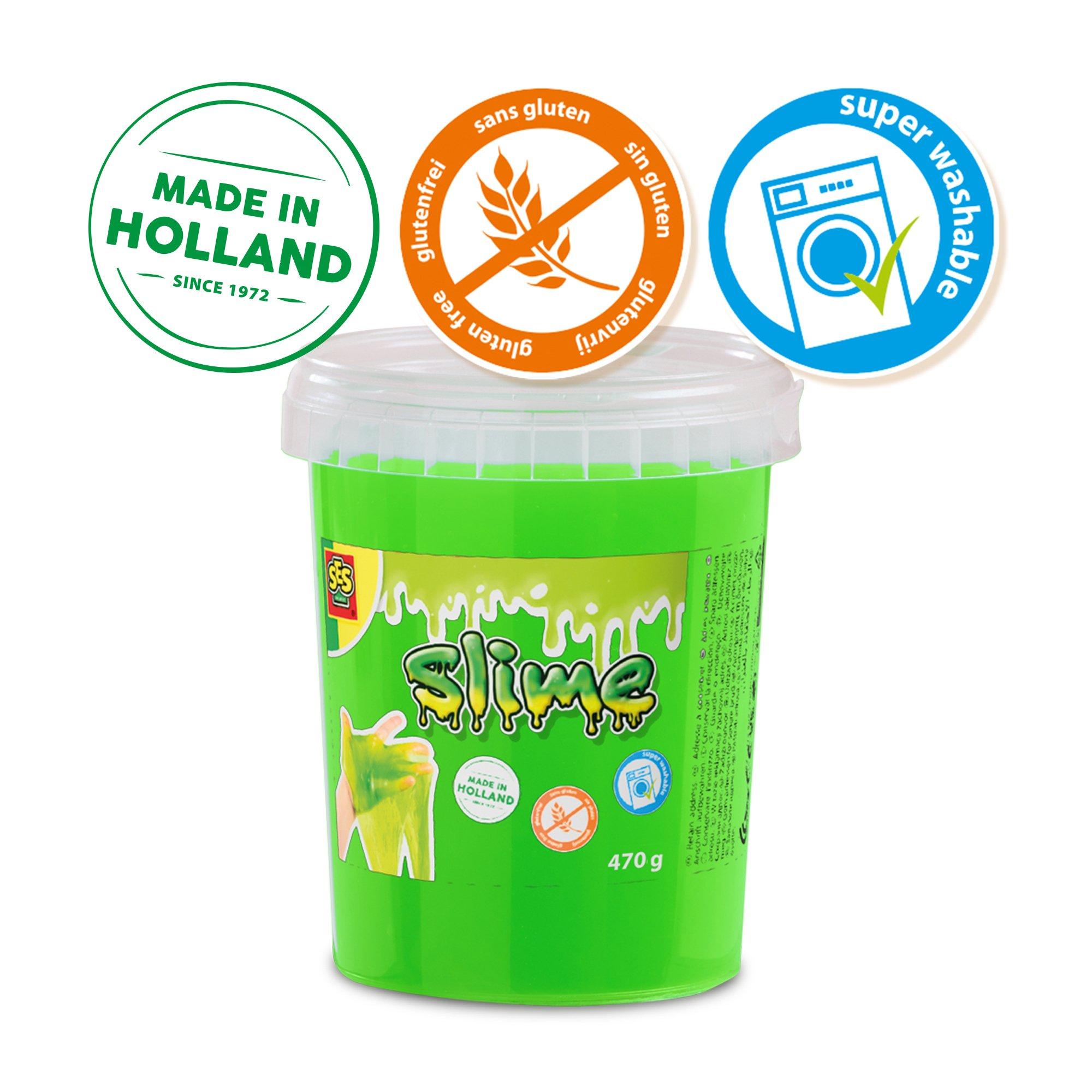 Multi - SES Creative - Slime - Neon green 470 g - 3
