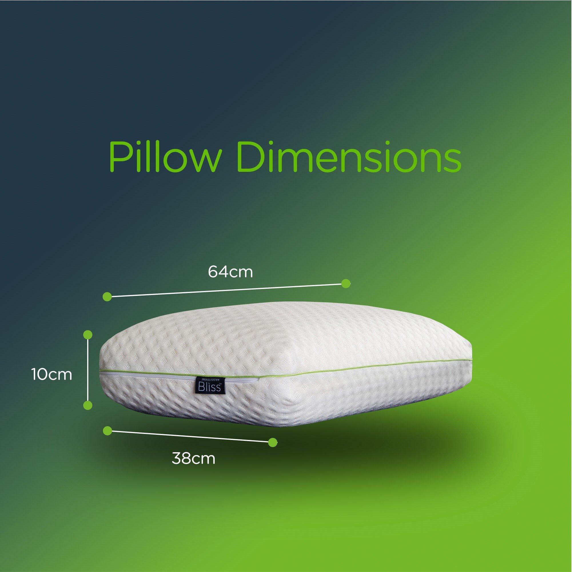 Bamboo Extra De - Snuggledown - Bliss Memory Foam Supportive Pillows - 9