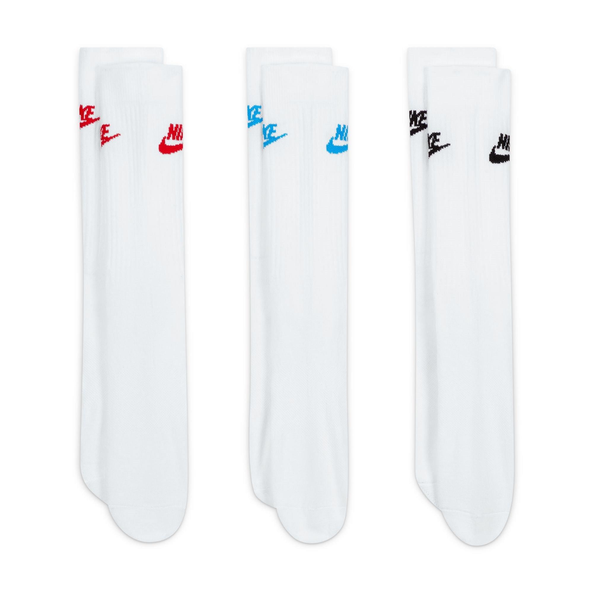 Hvid/Blå - Nike - 3 Pack of Essential Crew Socks - 2