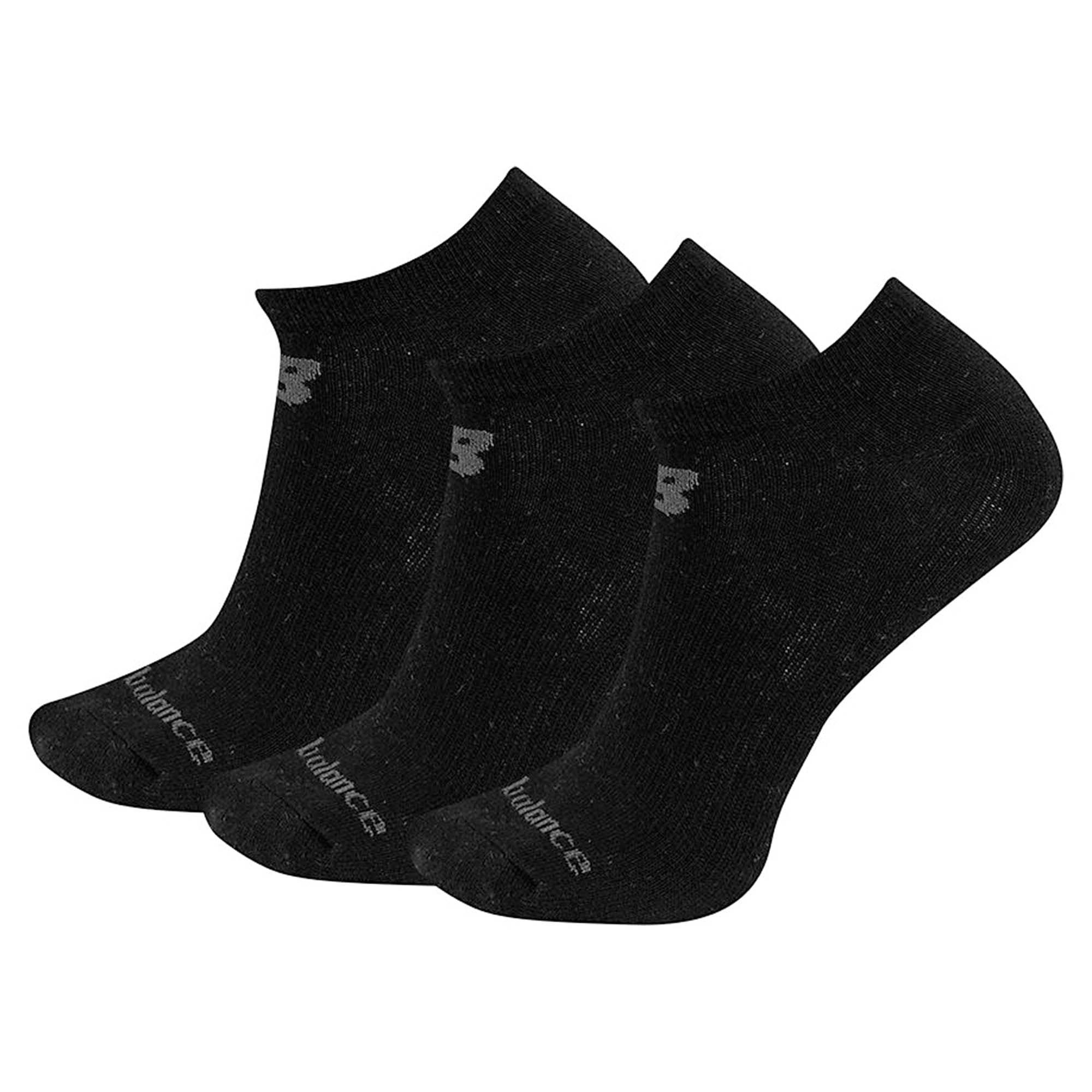 New Balance | Performance Cotton Flat Knit No Show Socks 3 Pack ...