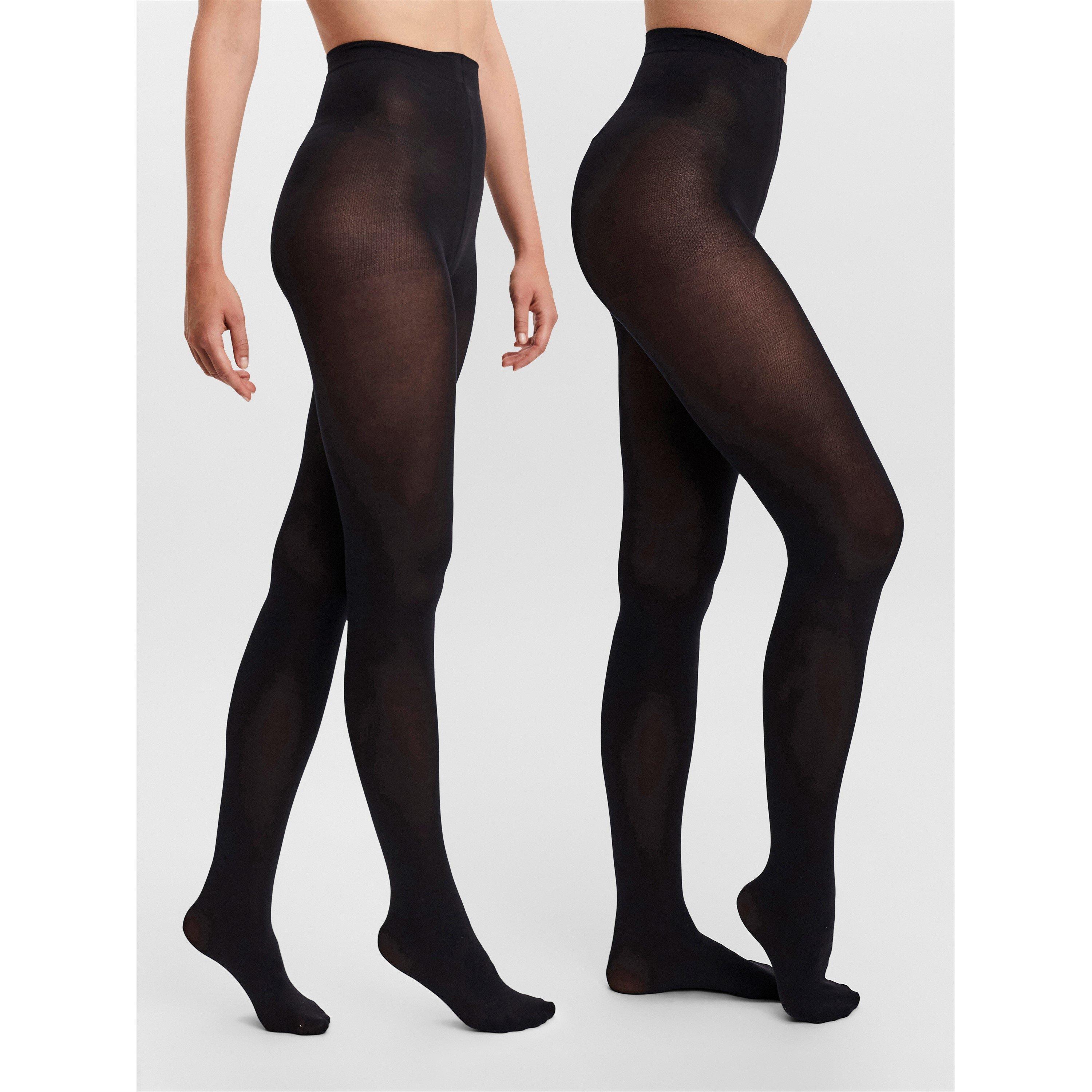 Vero Moda Women's 40 Denier Tights 2 Pack - Black - M/L