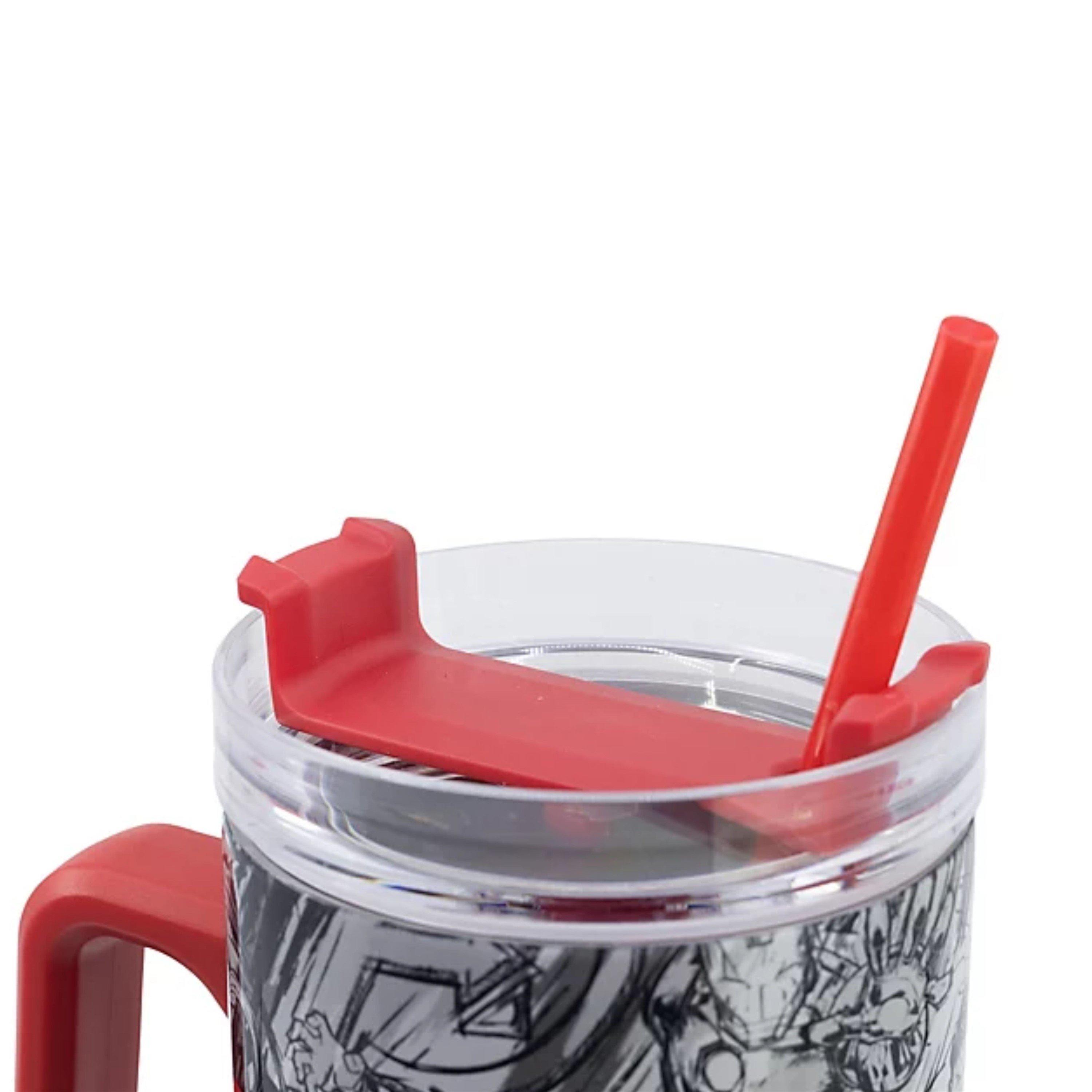 Grey - Marvel - Marvel Pattern Insulated Stainless Steel Rambler - 2